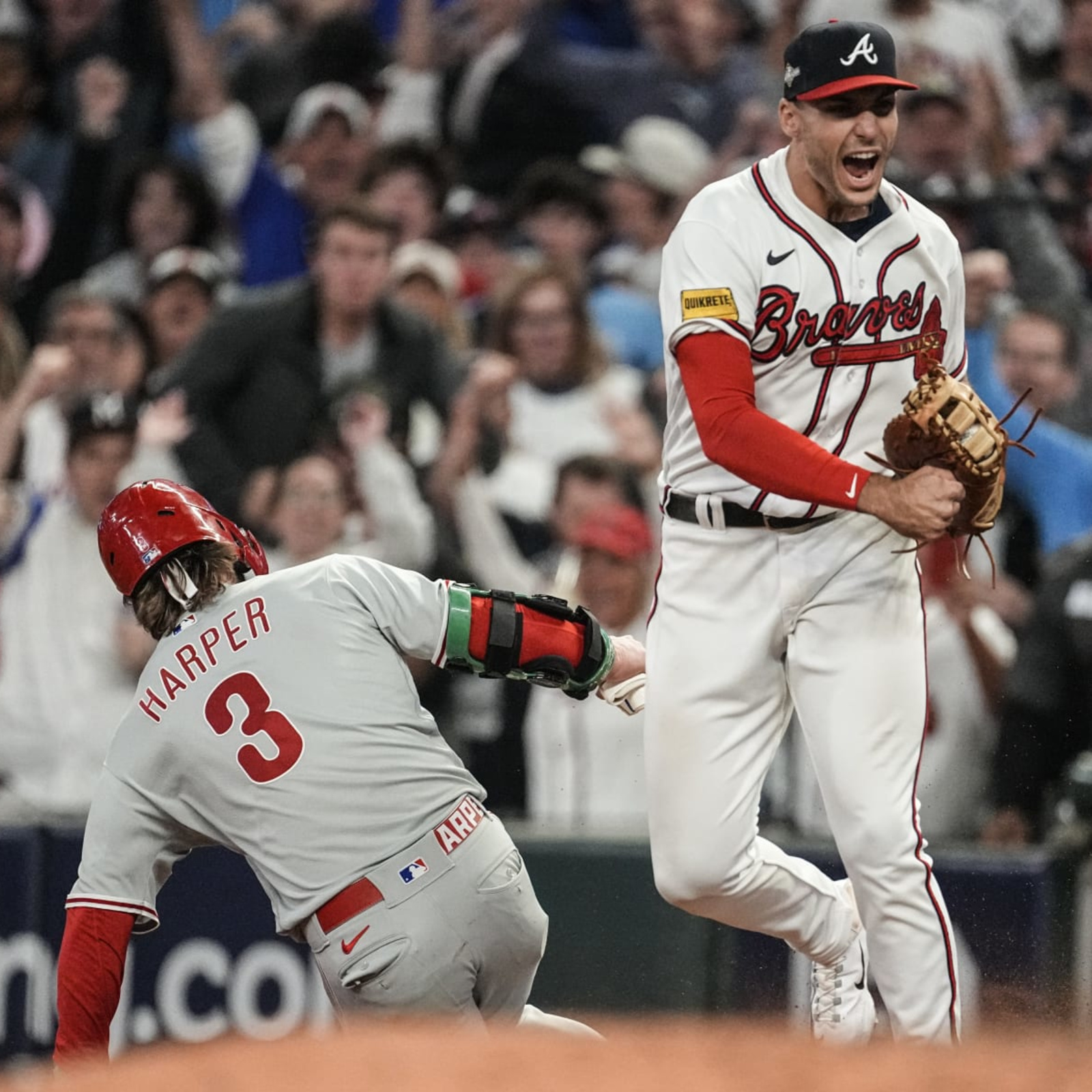 Braves' Game-Ending Double Play vs. Bryce Harper, Phillies Stuns