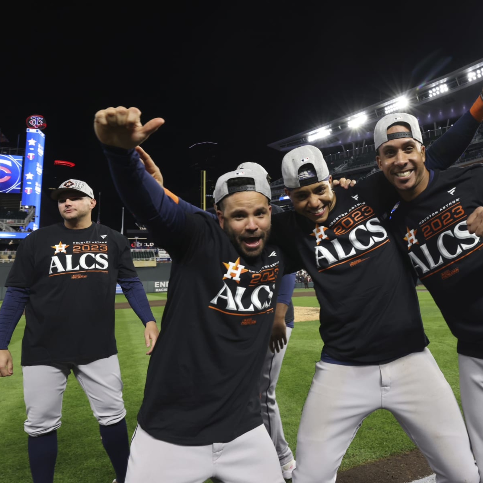 Academy selling official Houston Astros AL Championship apparel immediately  following Game 7 clinch