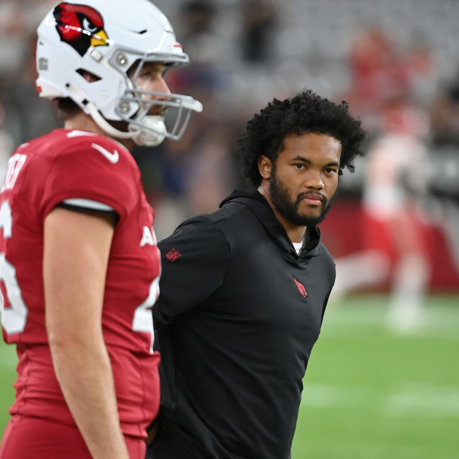 NIKE ARIZONA CARDINALS KYLER MURRAY #1 NFL PLAYER GAME PLAYER RED/BLK JERSEY  NWT