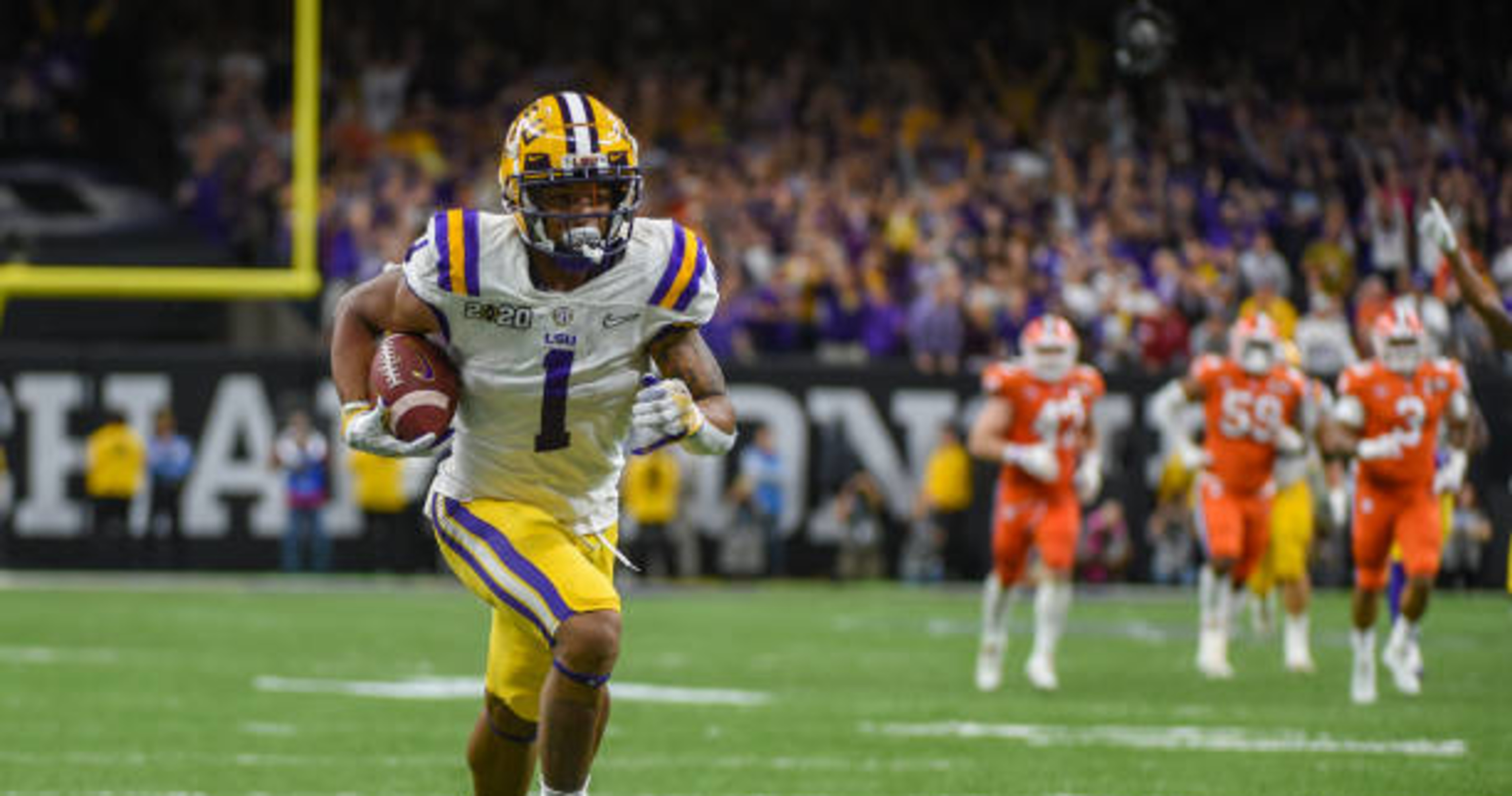 LSU WR Terrace Marshall Jr. Highlights 