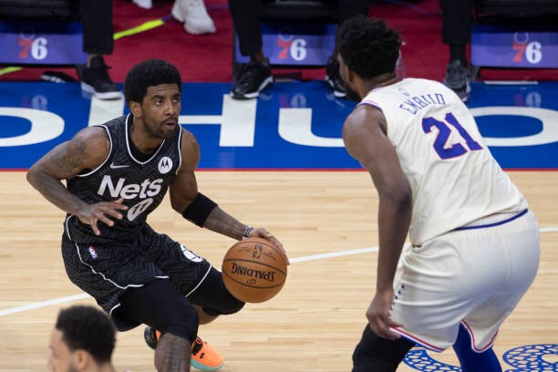 Joel Embiid, 76ers Edge Kyrie Irving, Nets with Kevin Durant, James