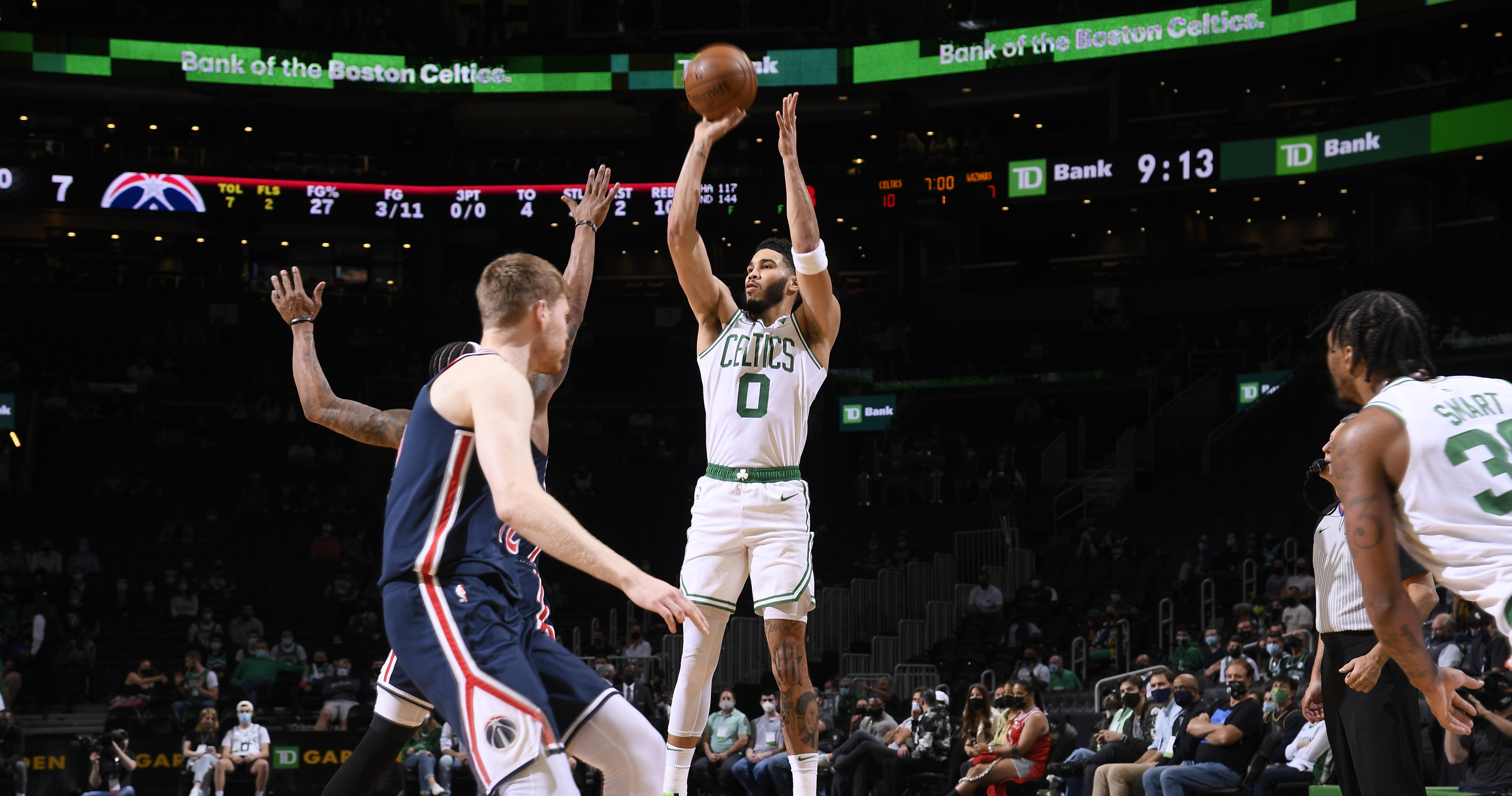 Jayson Tatum Drops 50 as Celtics Beat Wizards, Will Face Nets in 2021