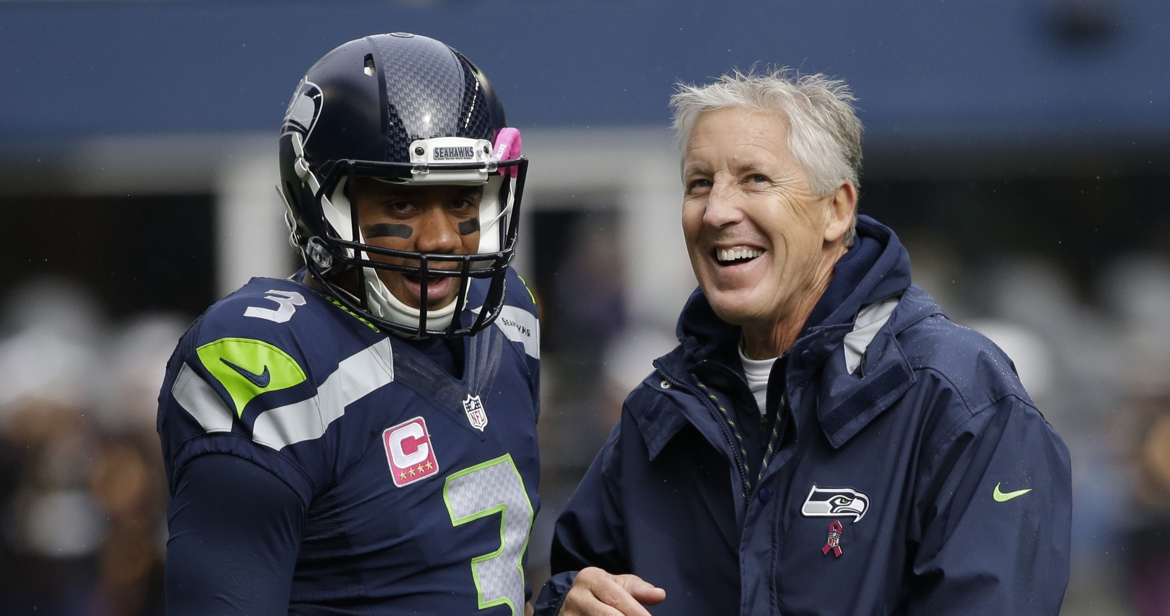 Seahawks QB Russell Wilson will 'do everything he can possibly do' in  practice, Pete Carroll says