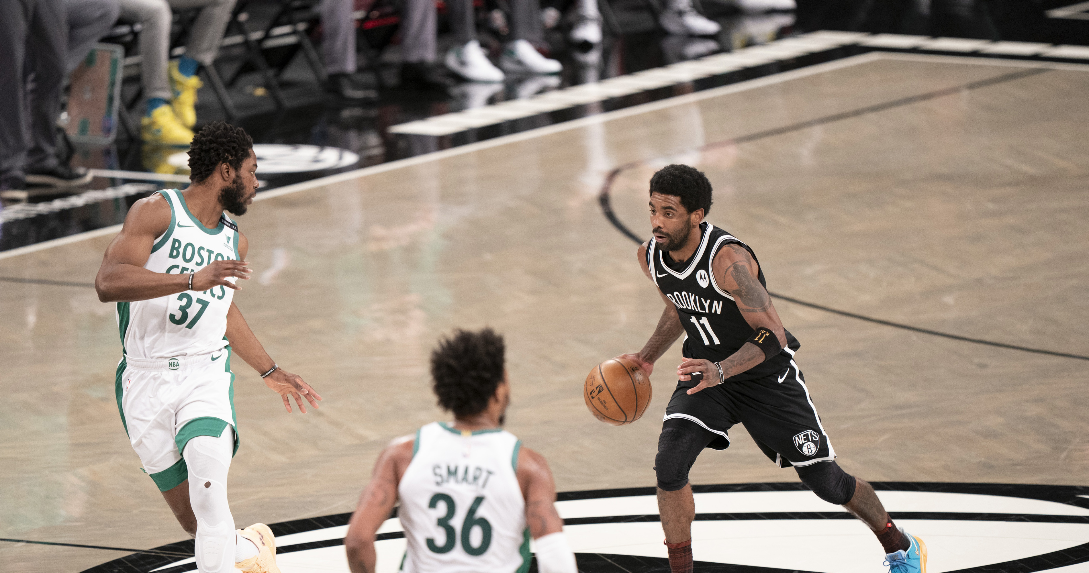 Basketball Forever - The Brooklyn Nets CRUSH the Boston Celtics 141-126!  Kevin Durant: 42 PTS, 5 AST & 2 BLK on 70% FG. Kyrie Irving: 39 PTS, 11 REB  & 2 STL.