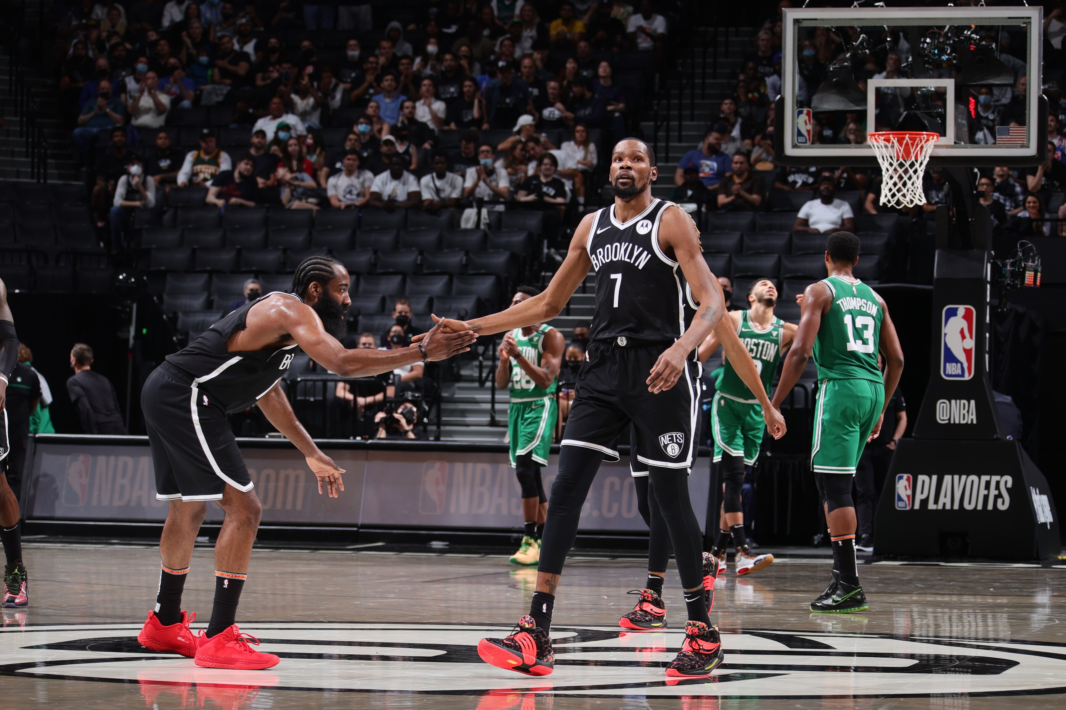 Kevin Durant Nets' Defensive Energy Helped Turn Momentum in Game 1 vs