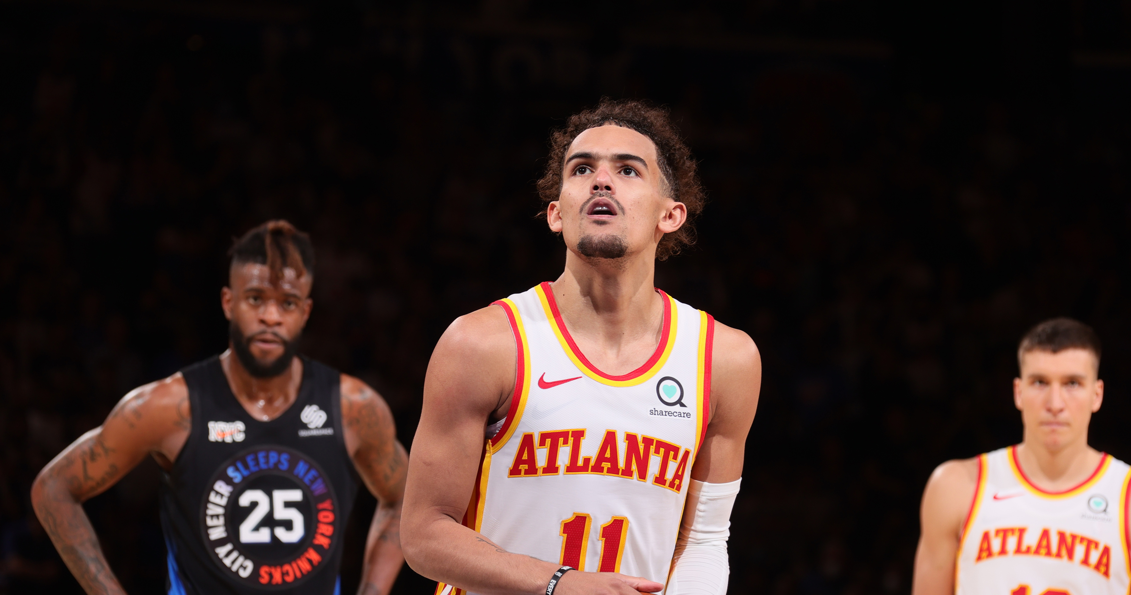 Knicks ban fan who spit on Trae Young in Game 2