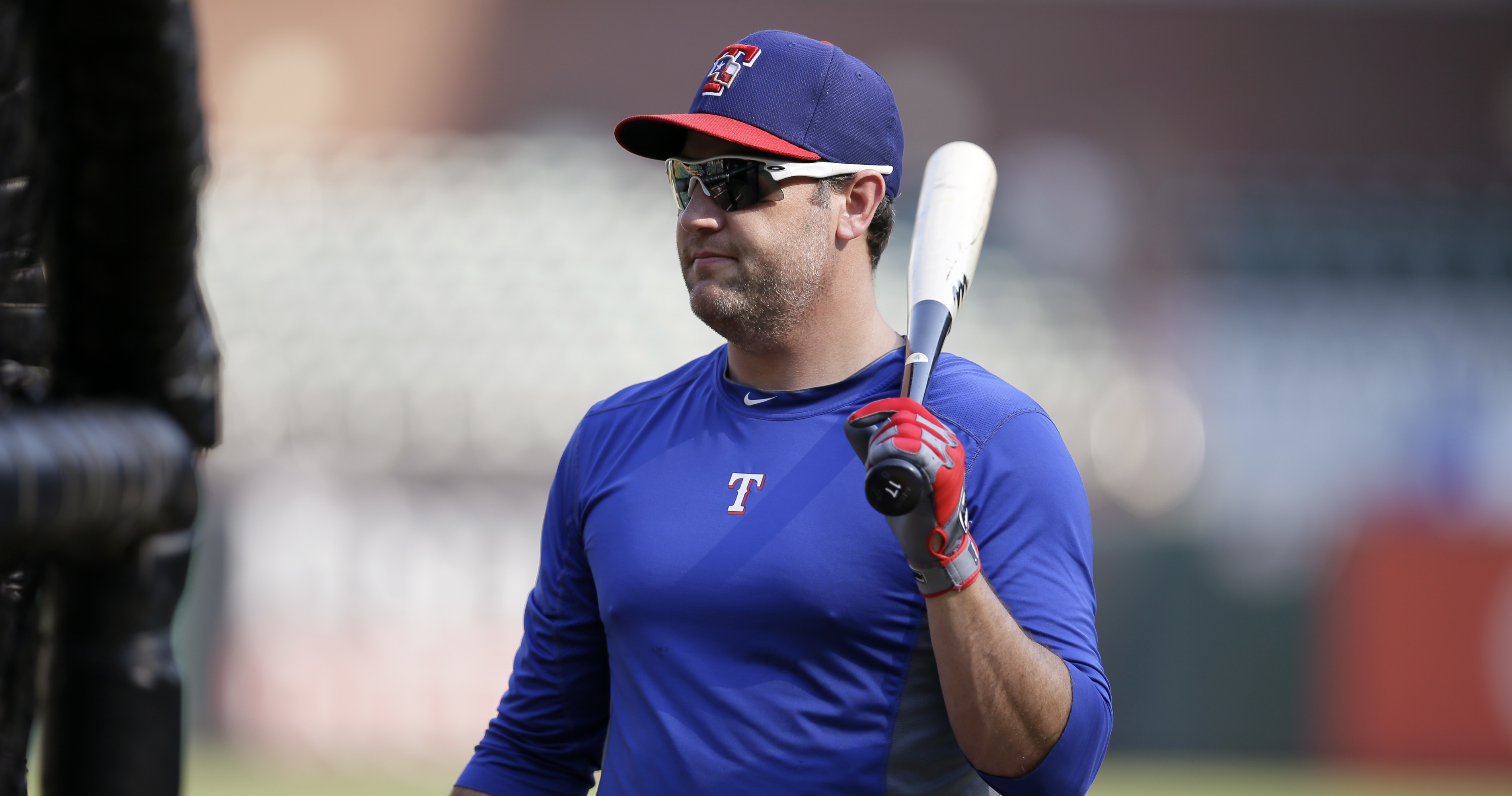 HOUSTON, TX - AUGUST 05: Former Houston Lance Berkman guess speaker for  Bagwell's being honored for his Hall of Fame induction prior to an MLB game  between the Houston Astros and the