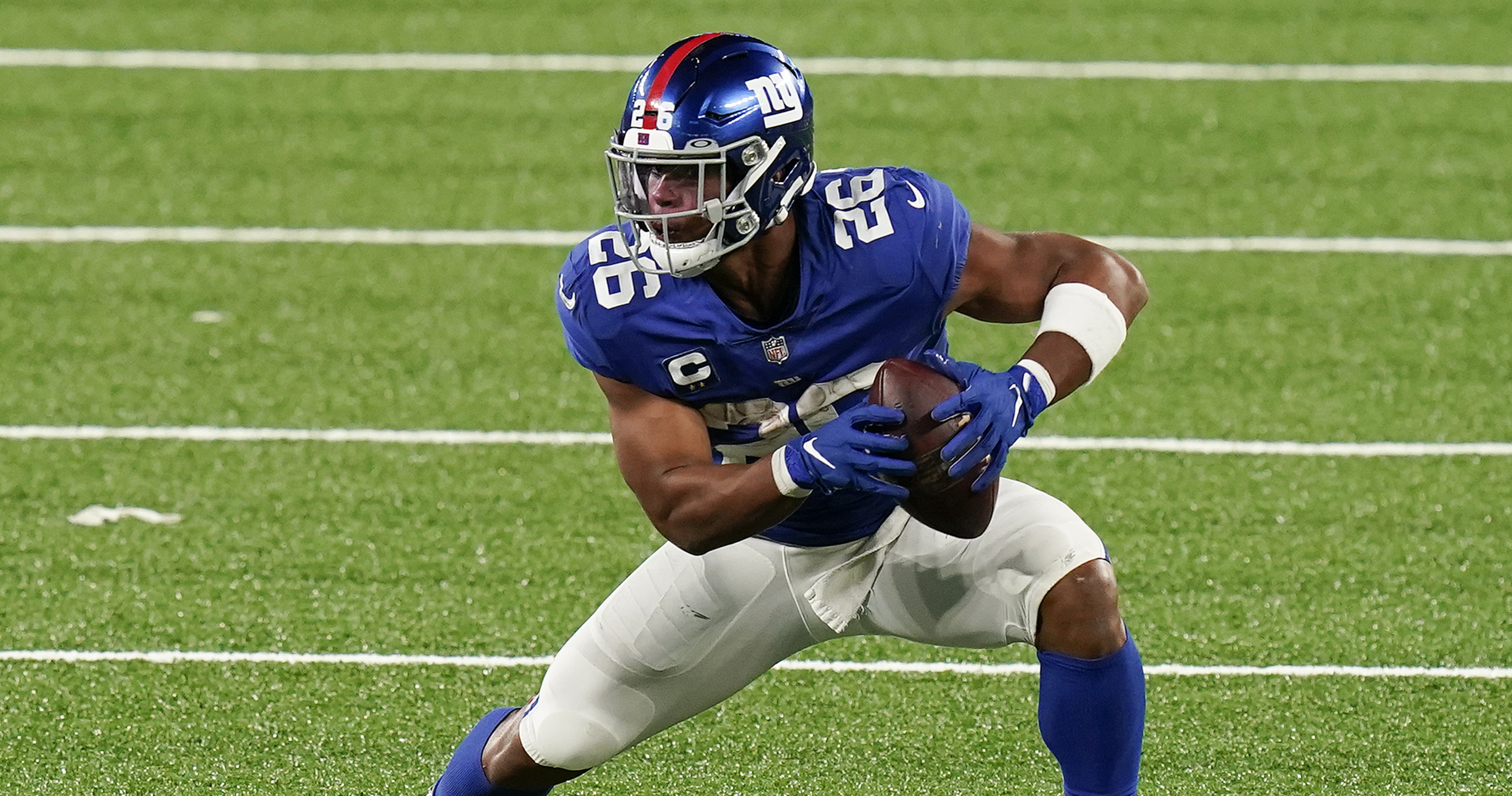 Saquon Barkley is Going Too High in ESPN Round 1 ADP; Role Could Be Sharply  Reduced in 2023 - Bleacher Nation