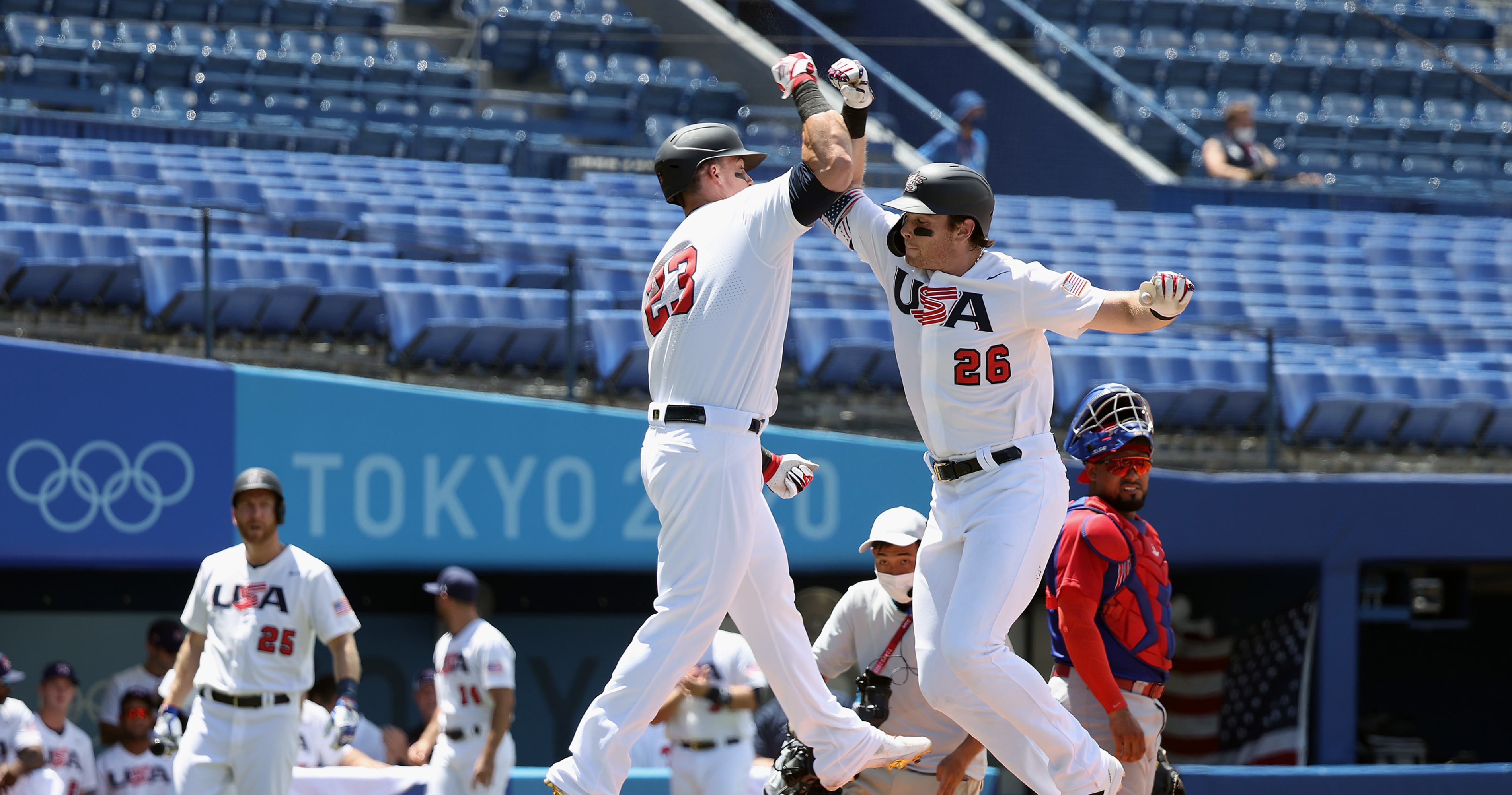 USA baseball powers past Dominican Republic to land in Olympic semifinals 