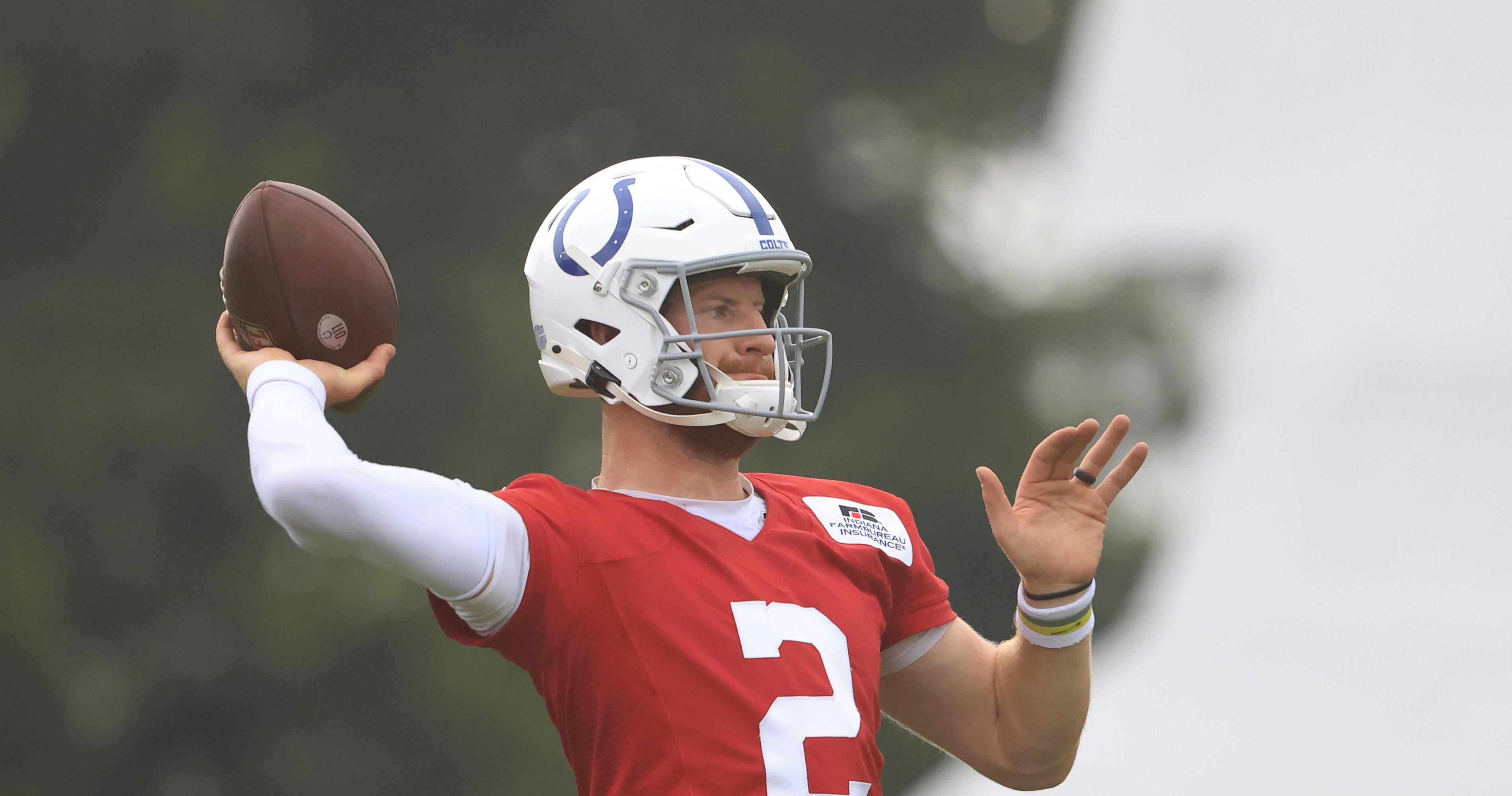 Colts feel good about Carson Wentz, Quenton Nelson timelines