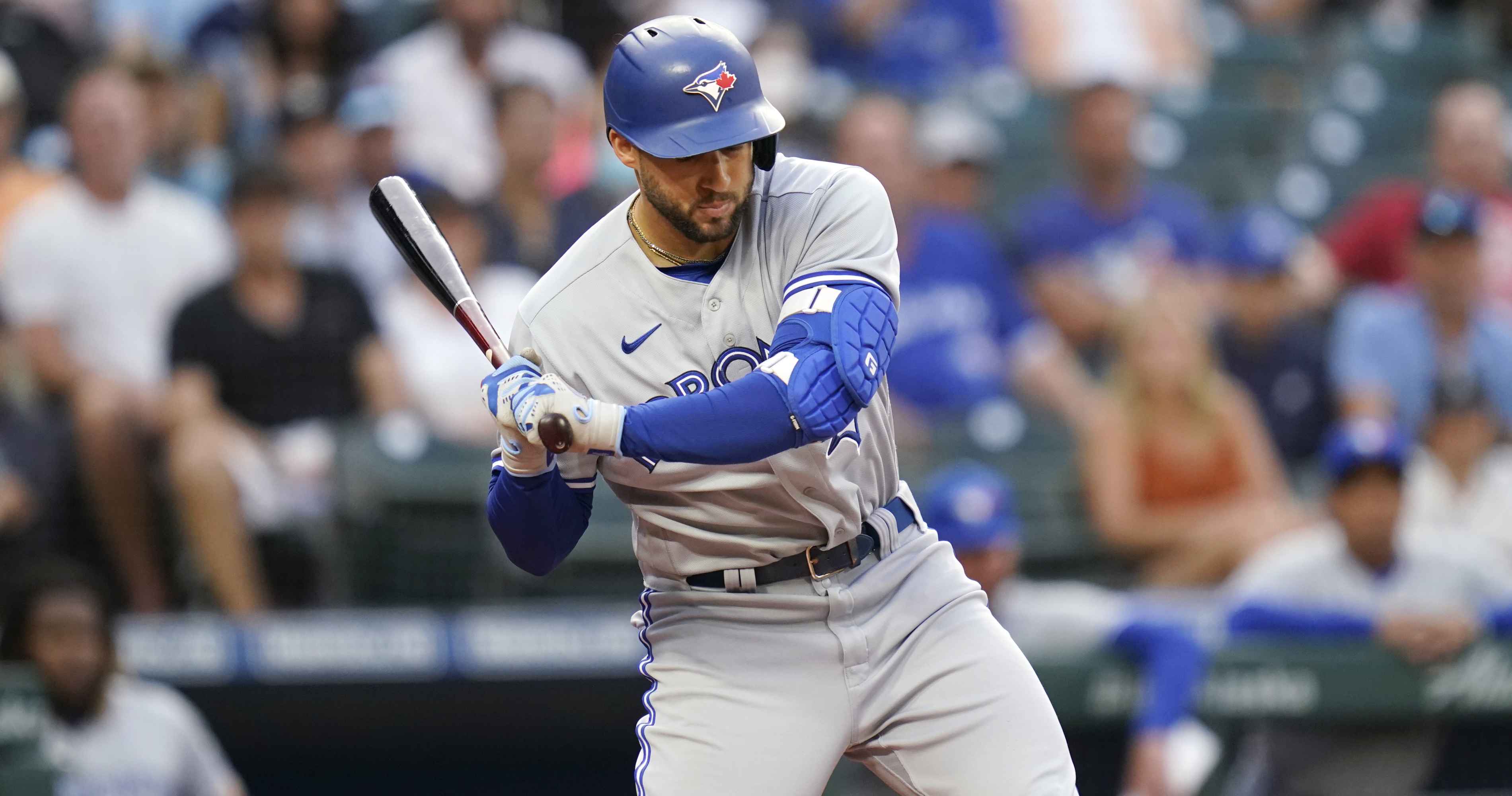 George Springer puts injured quad to the test