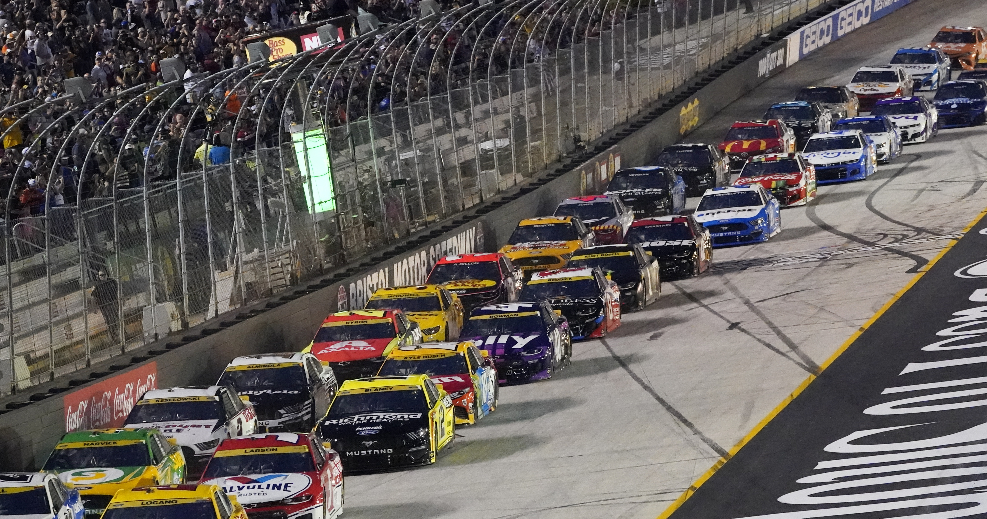 NASCAR at Bristol 2021 Results Kyle Larson Wins Final Round of 16 Playoff Race News, Scores, Highlights, Stats, and Rumors Bleacher Report