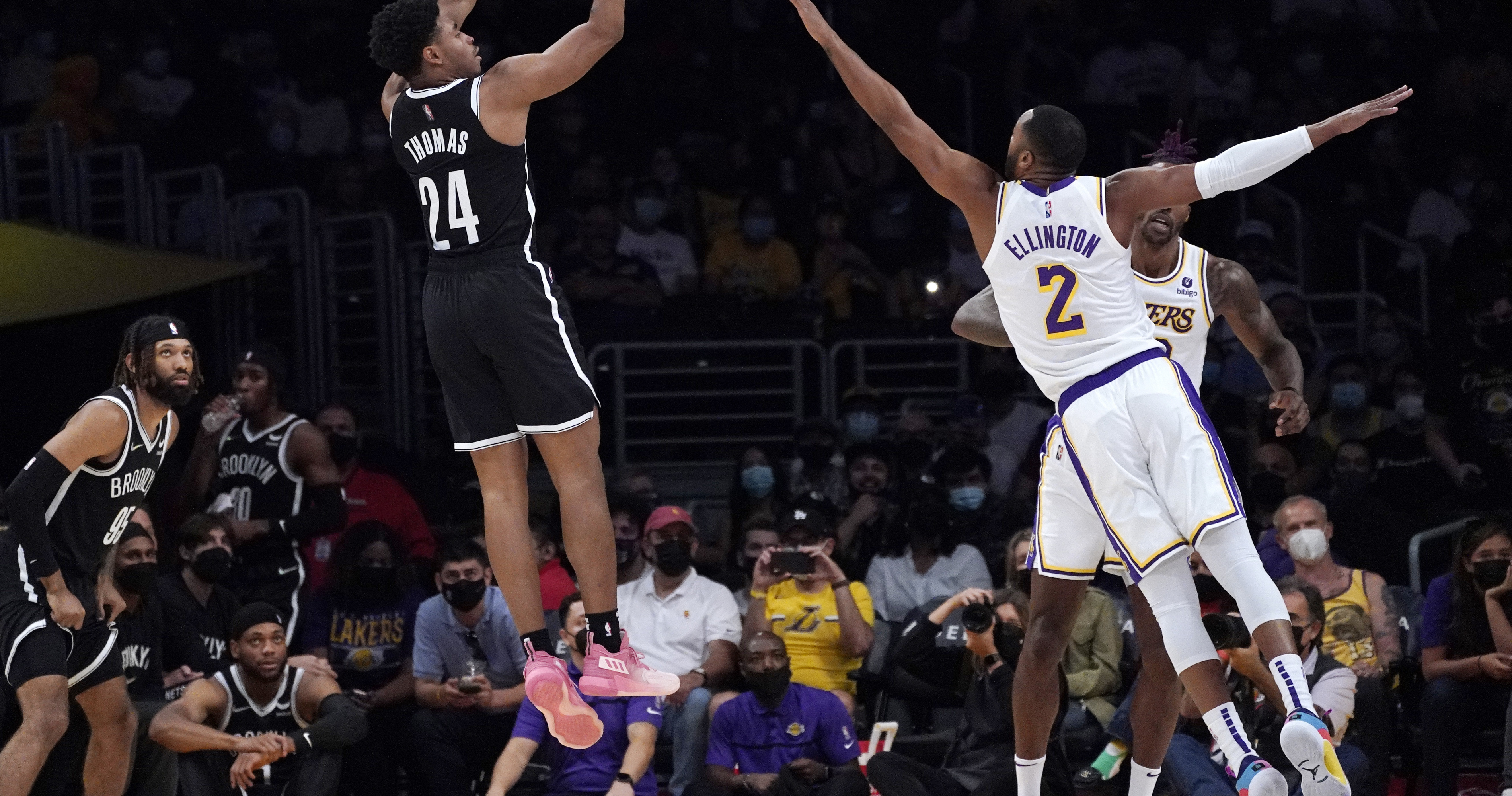 Cam Thomas scores game-high 21 points as Nets beat Lakers in