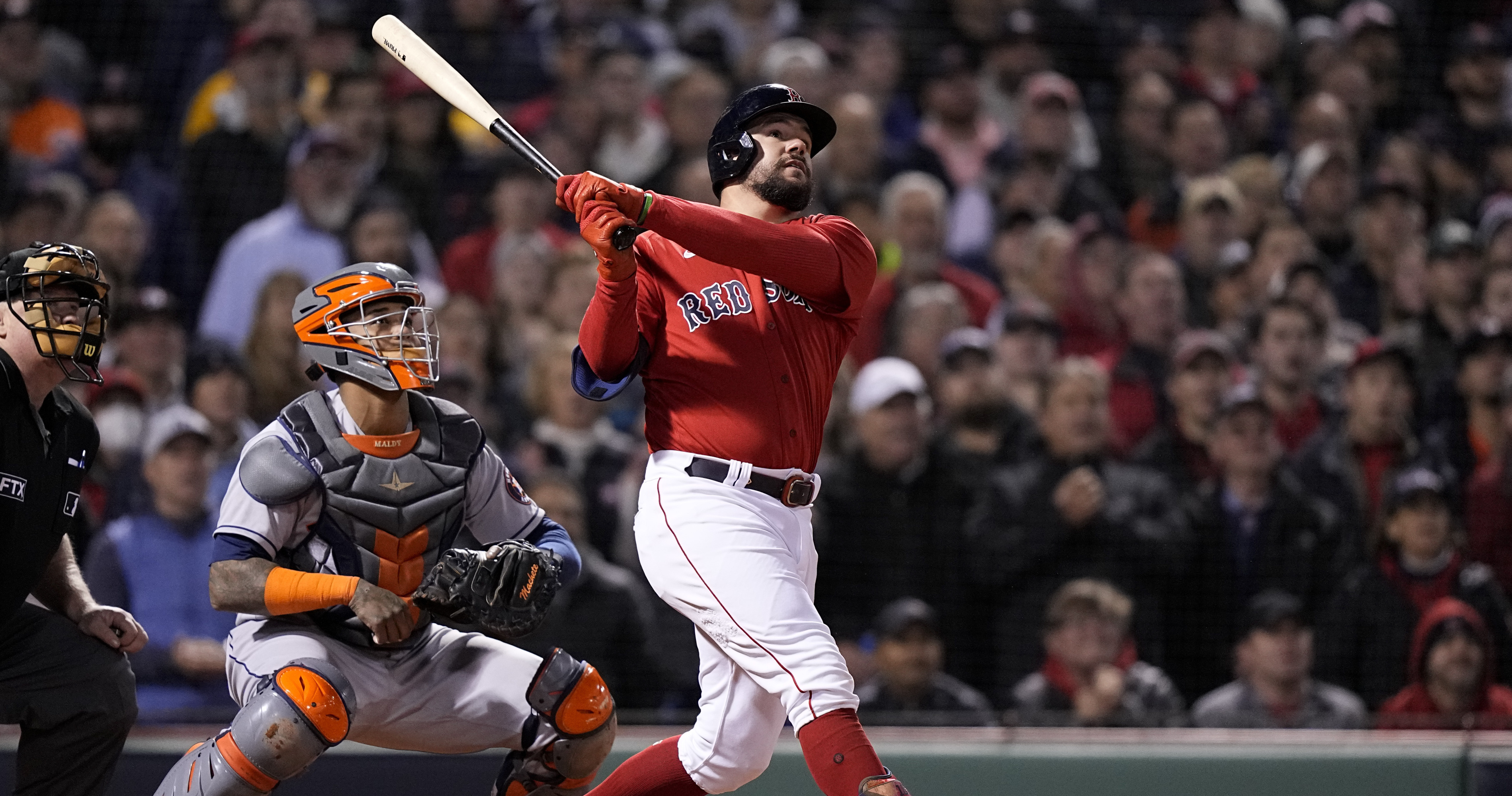 Red Sox beat Astros 12-8, avoid sweep as Martinez homers - The San Diego  Union-Tribune