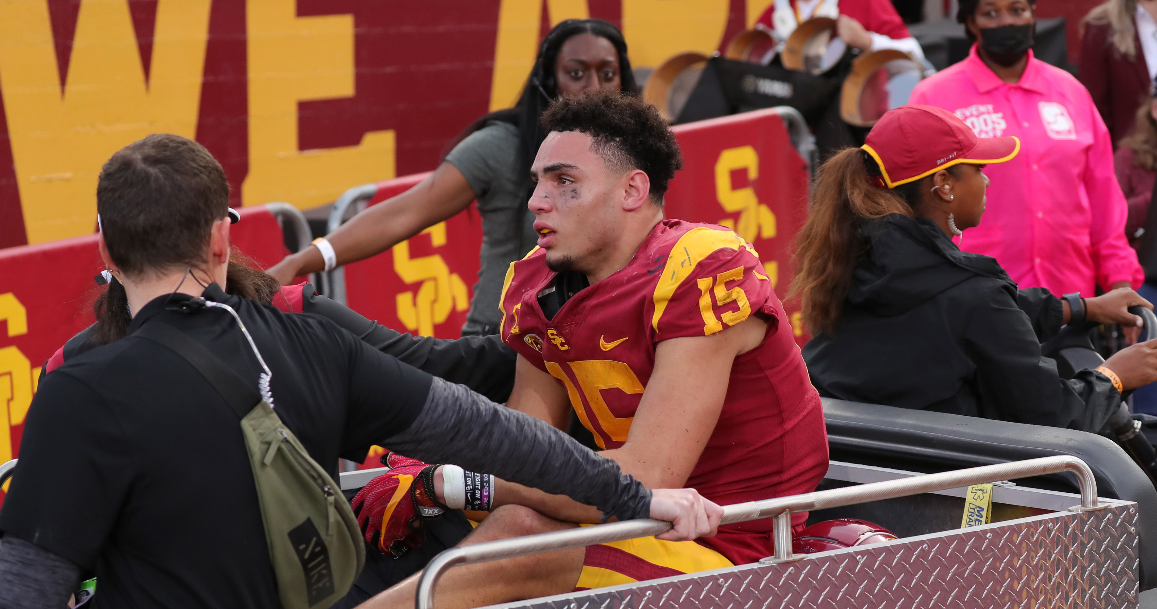 Drake London injury: USC star WR, projected first-round NFL Draft pick out  for season with fractured ankle 