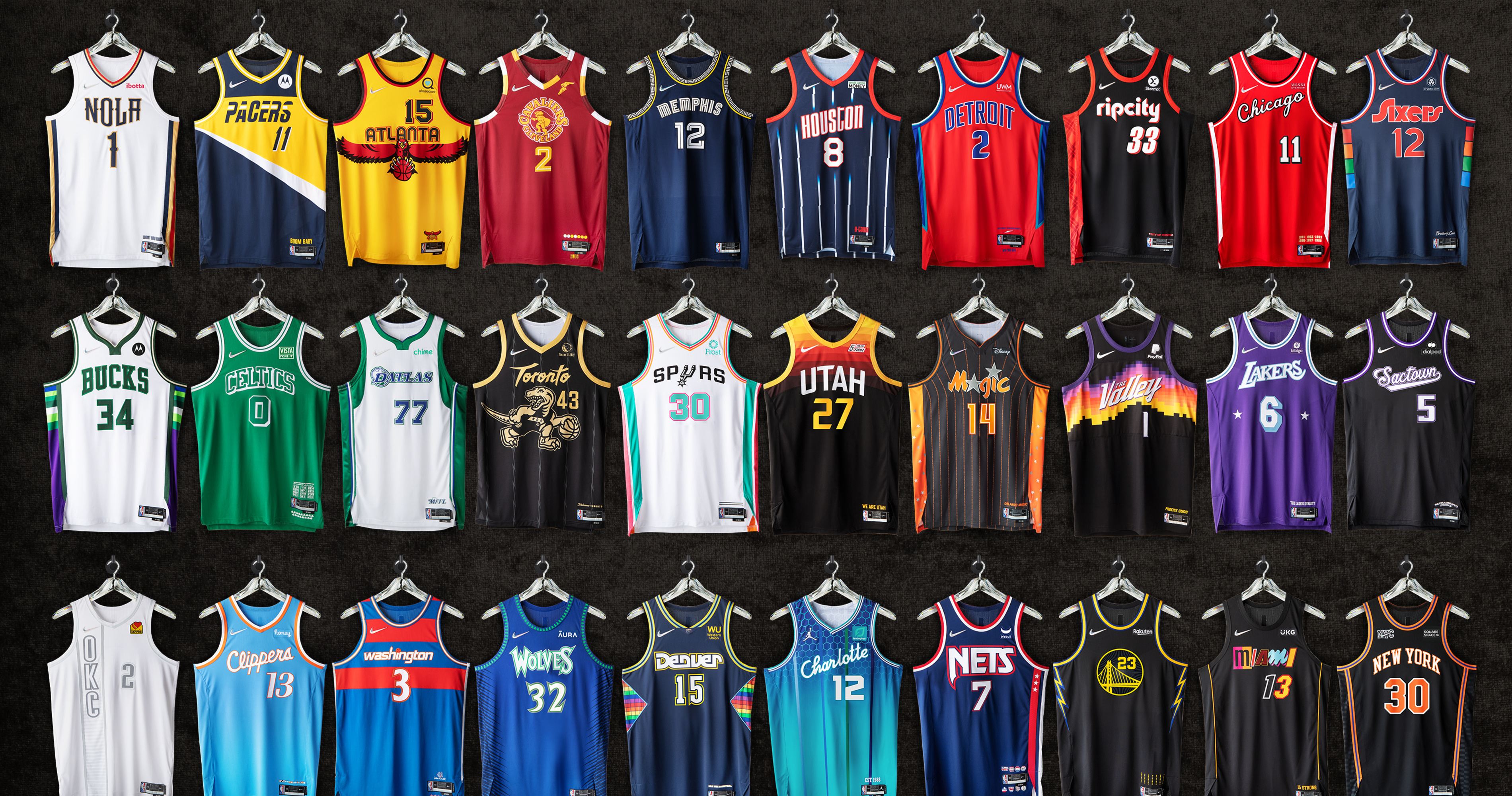 2022 NBA All-Star jerseys: Nike celebrates NBA's 75th season, city