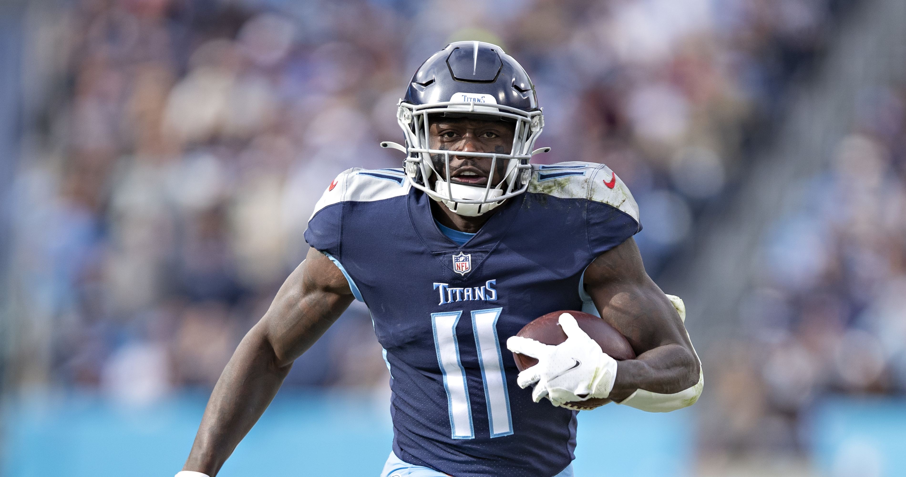 November 1, 2020: A.J. Brown #11 of the Tennessee Titans