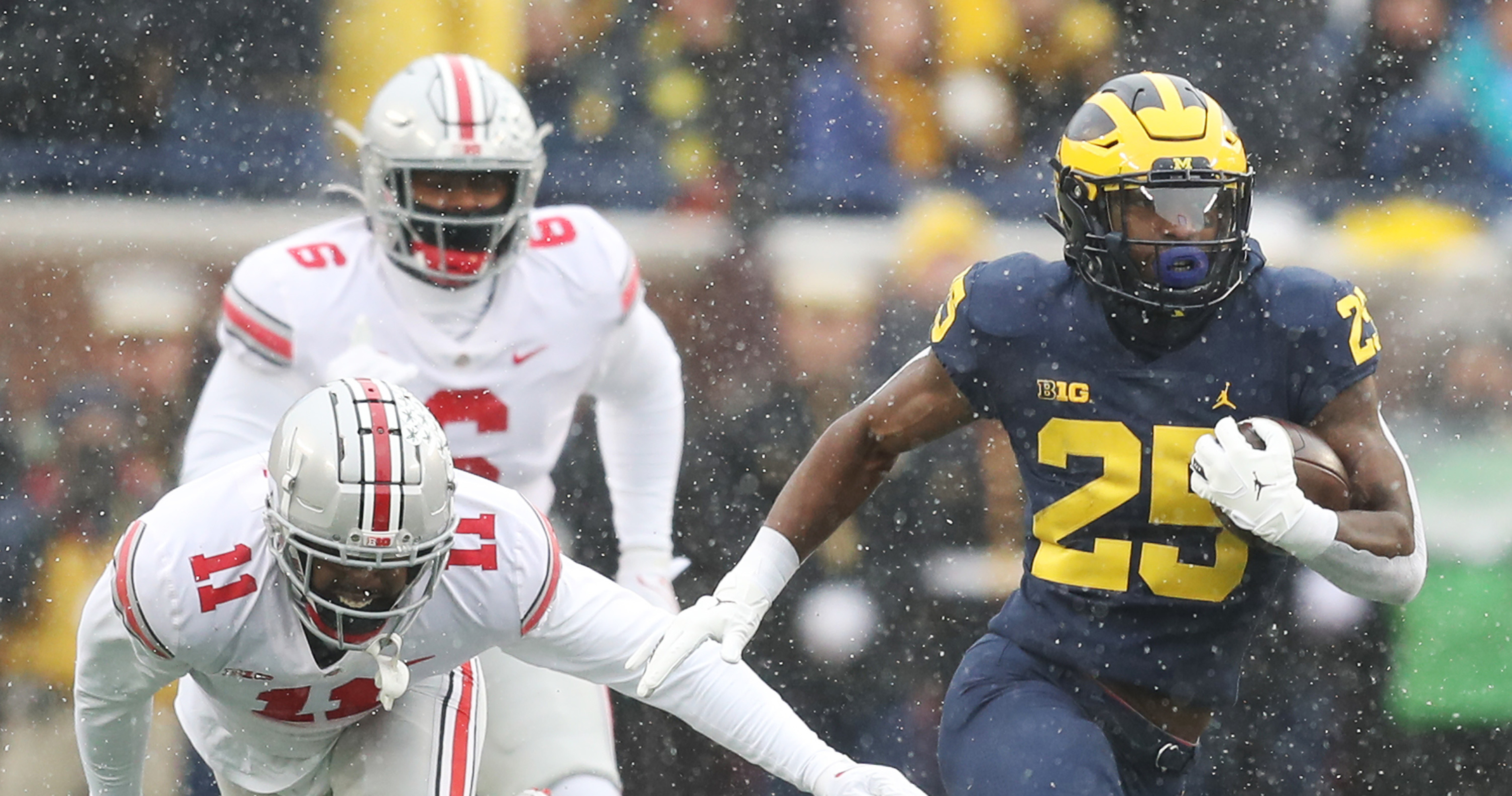 Hassan Haskins, No. 5 Michigan Upset No. 2 Ohio State; 1st Win in ...