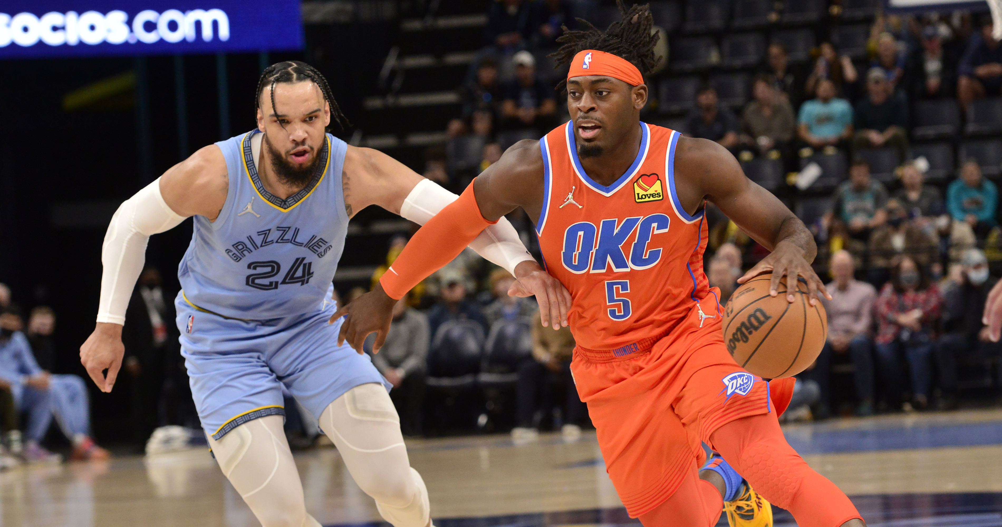 Grizzlies lead for all but 25 seconds in win over Thunder