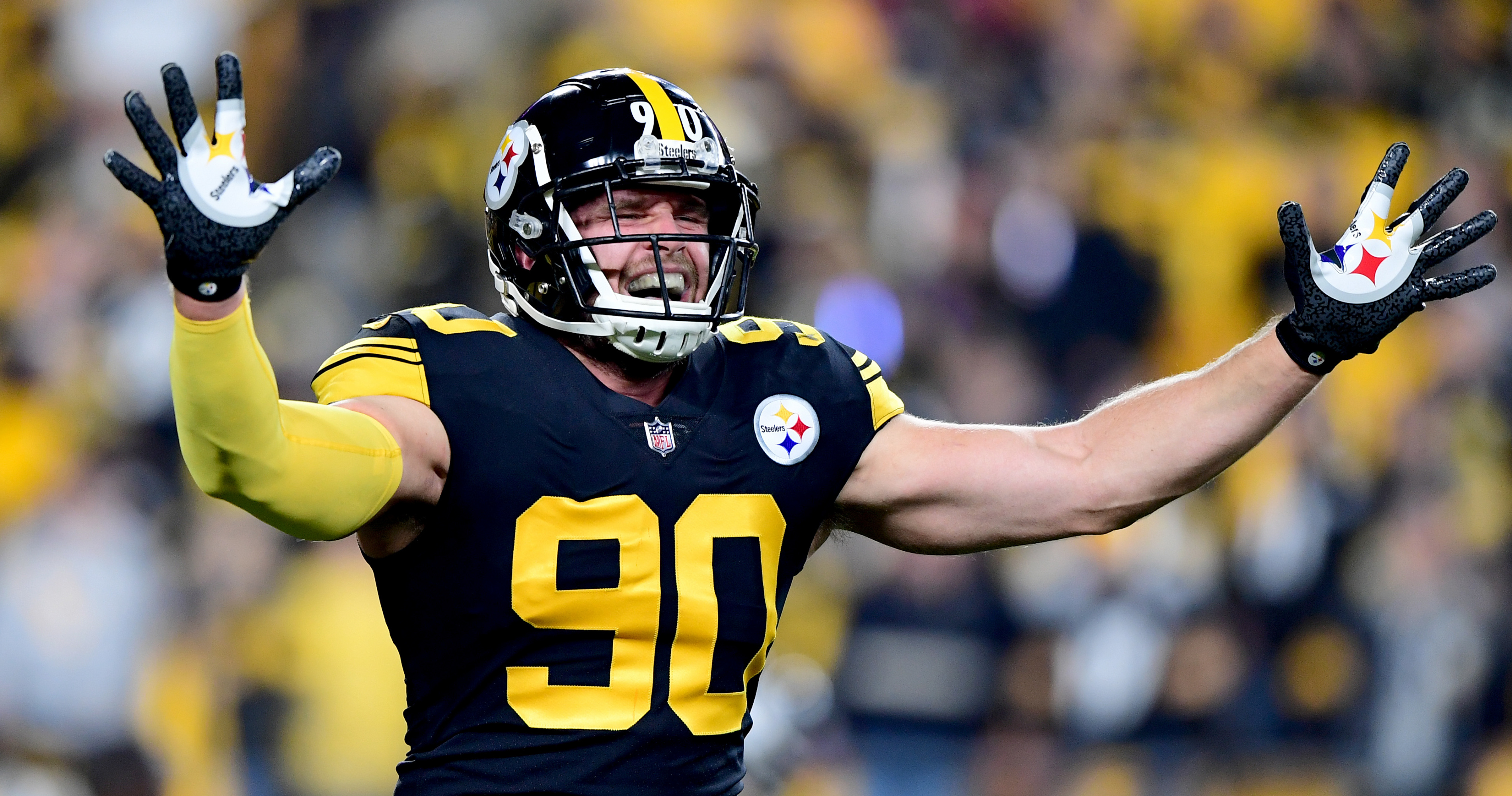 PITTSBURGH, PA - NOVEMBER 13: Pittsburgh Steelers linebacker T.J.