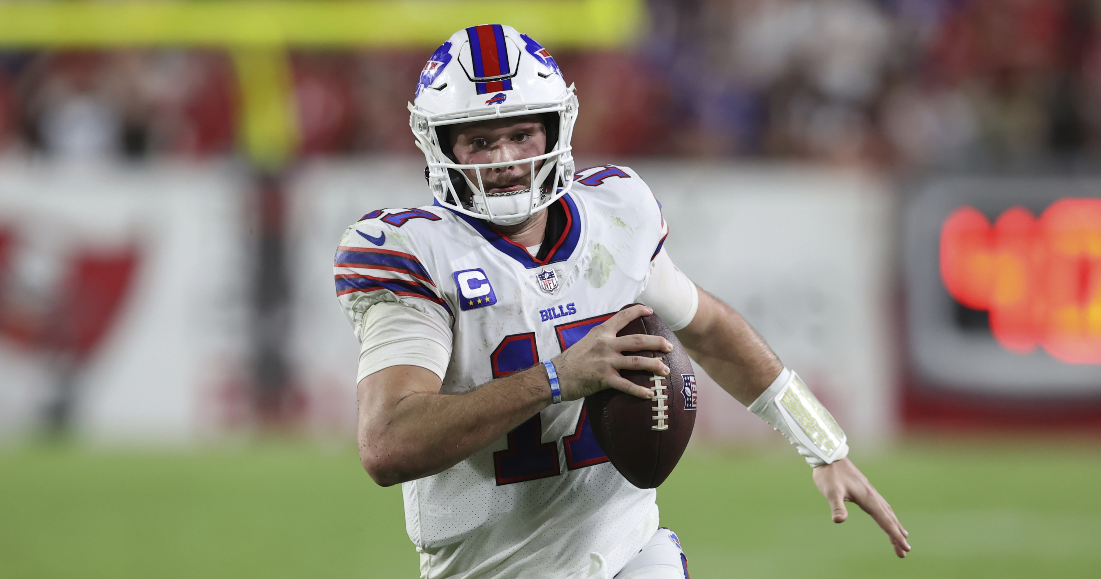 Josh Allen to Start vs. Panthers Despite Foot Injury, Bills HC Says ...