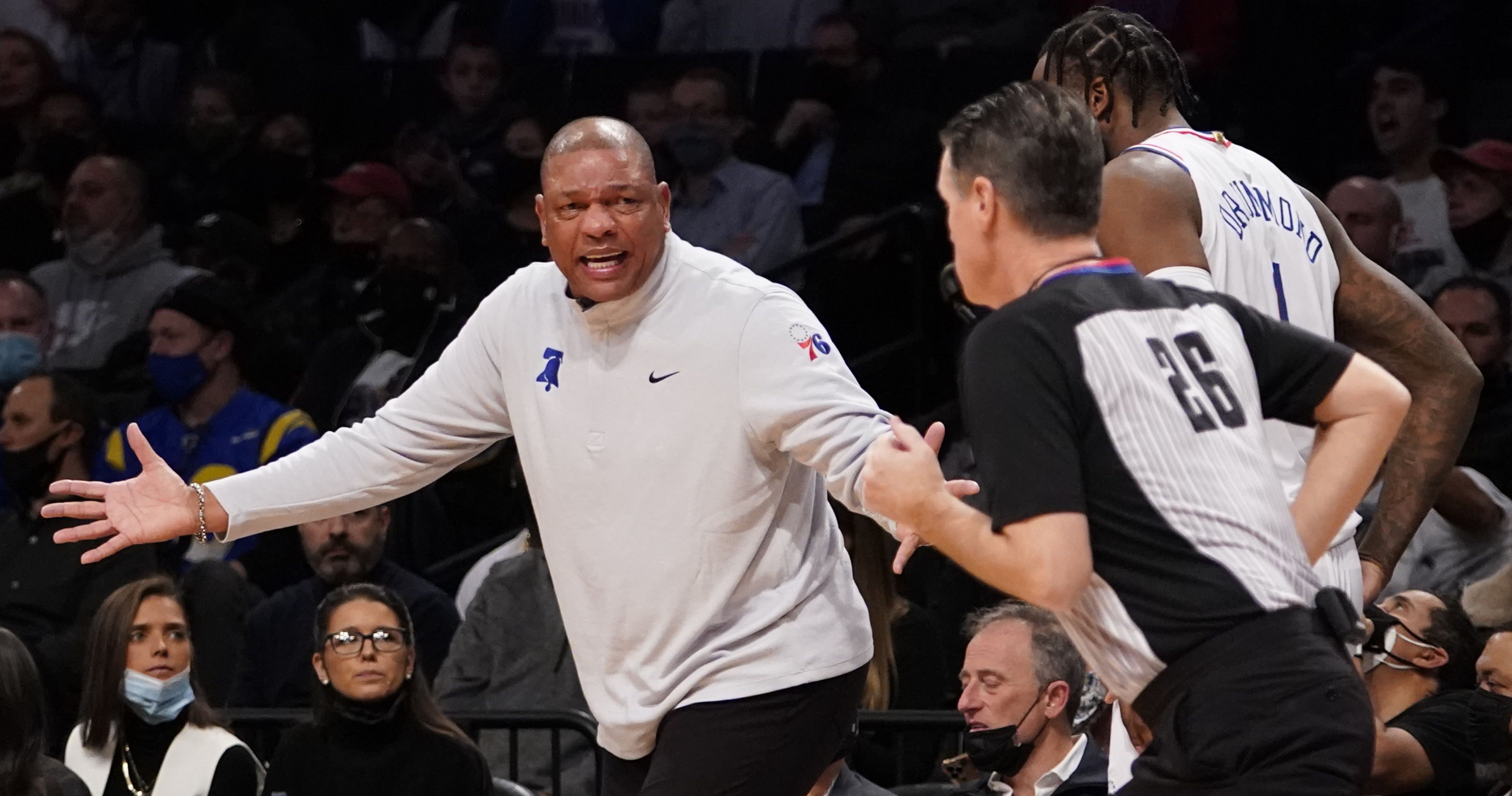 76ers' Doc Rivers Questions Lack Of Foul Calls On Nets In 4th Quarter ...