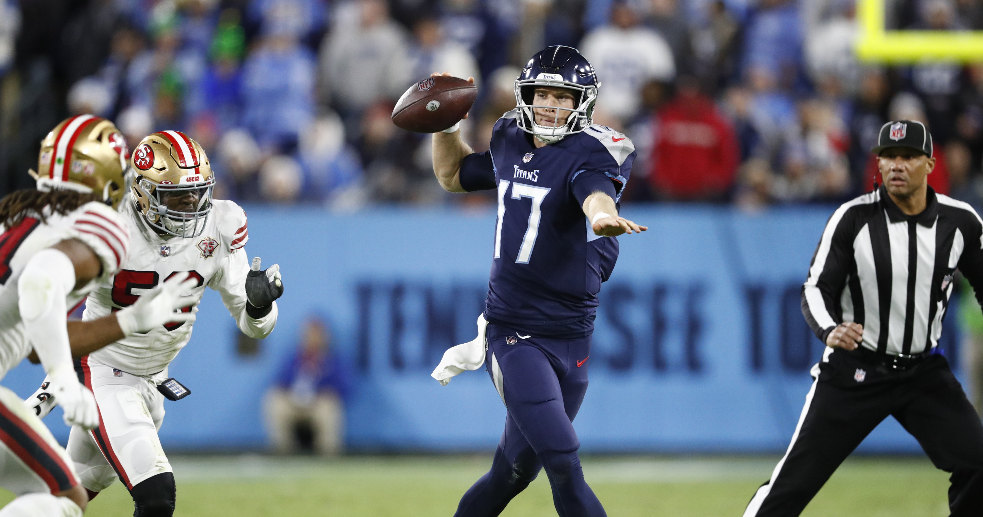 Randy Bullock kicks late field goal as Tennessee Titans beat San Francisco  49ers