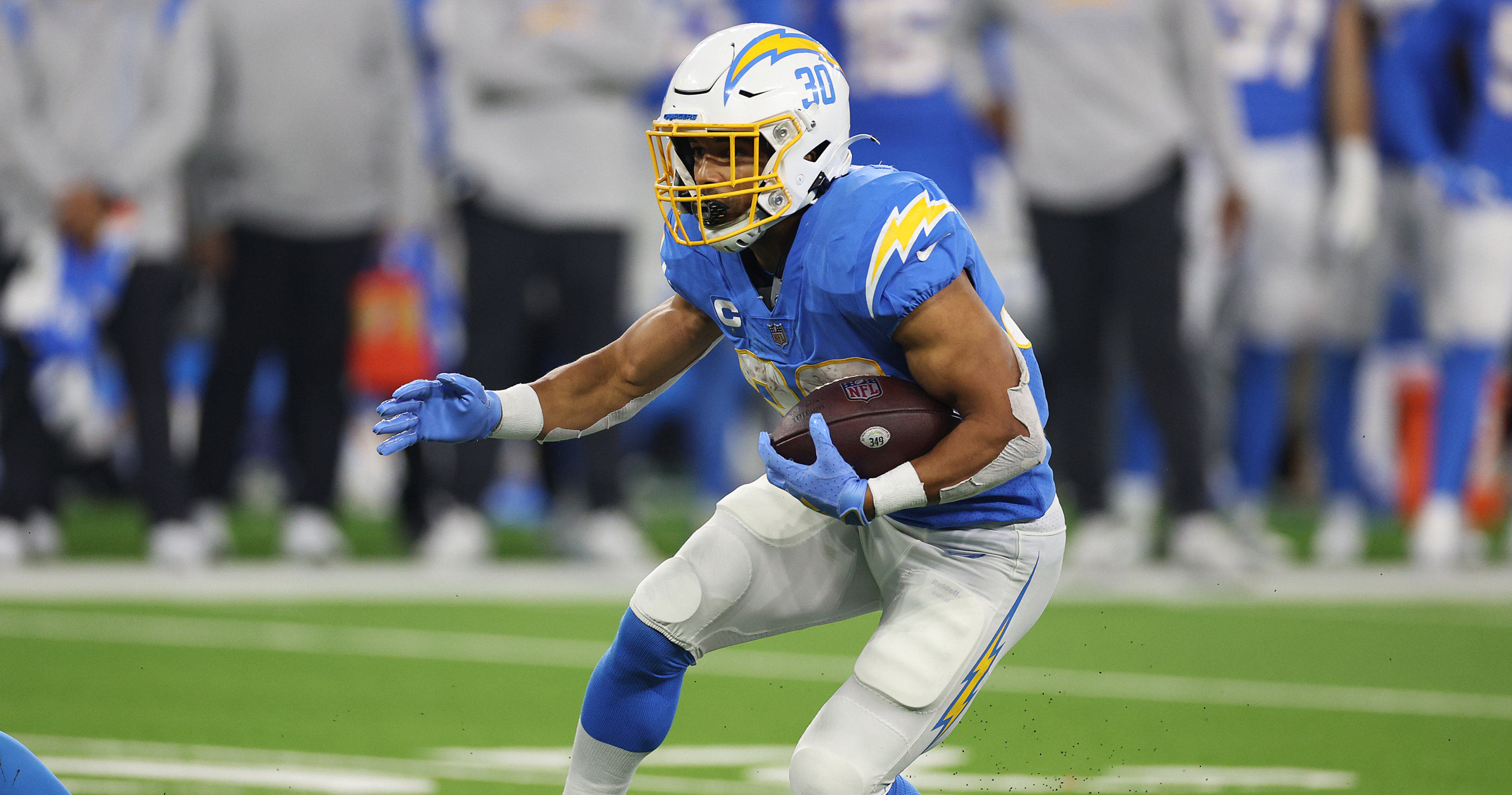 Austin Ekeler's Status 'to Be Determined' After Ankle Injury