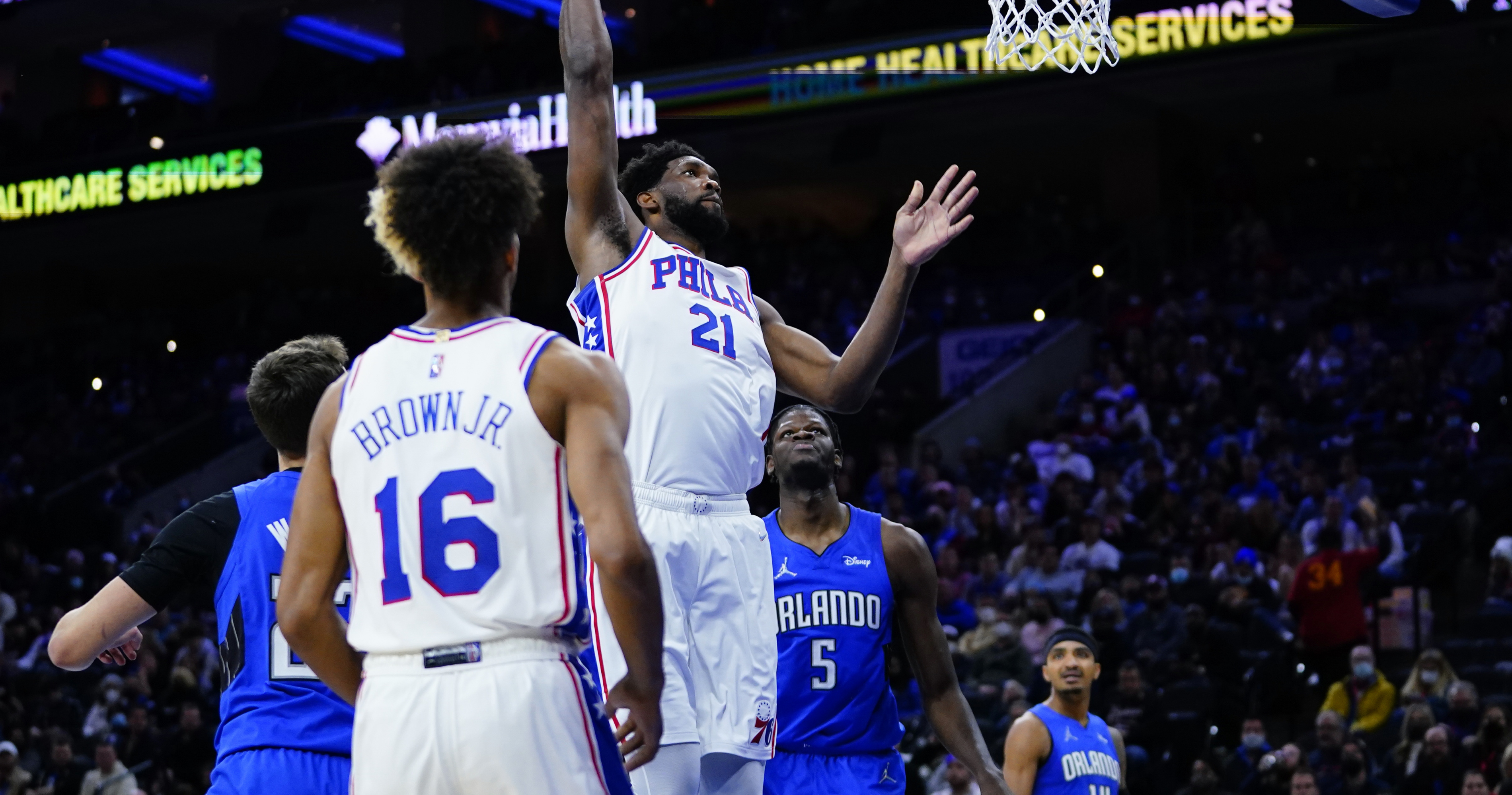 Joel Embiid Ties Career High with 50 Points in 76ers' Win over Magic