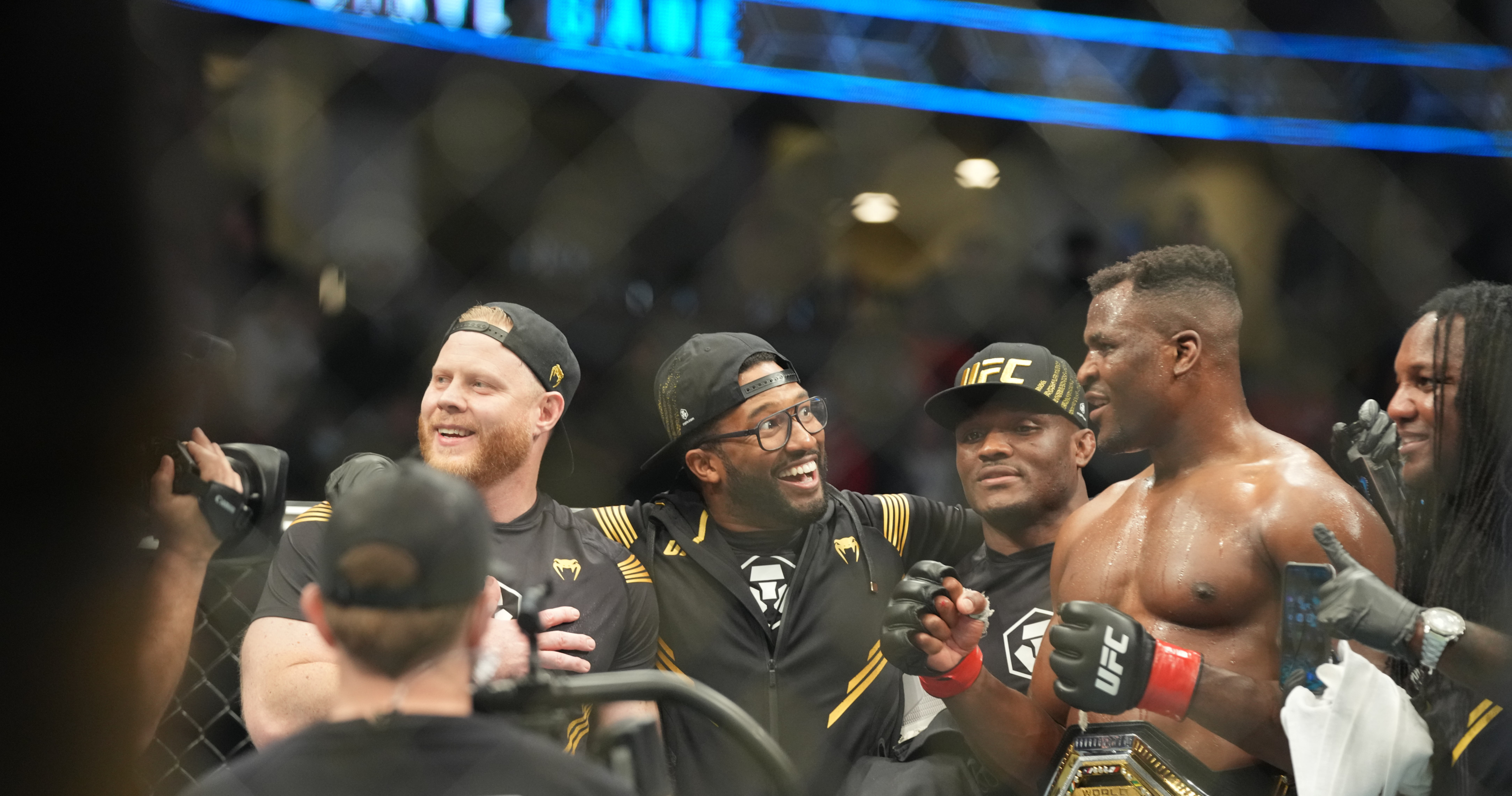 Dana White Explains Not Putting Title Belt On Francis Ngannou After Win ...