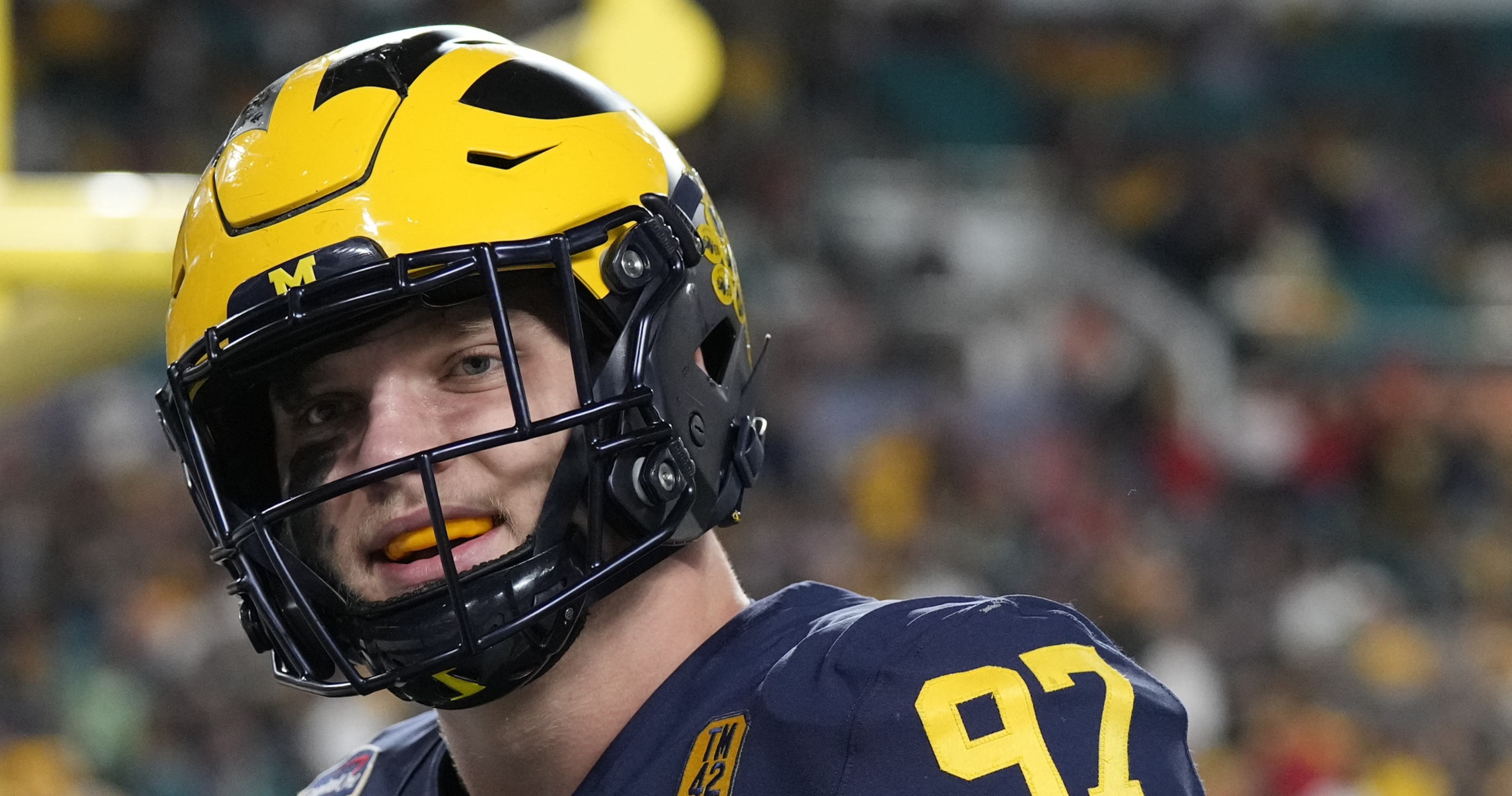 2022 NFL draft: Detroit Lions select Michigan edge rusher Aidan Hutchinson  with second overall pick 