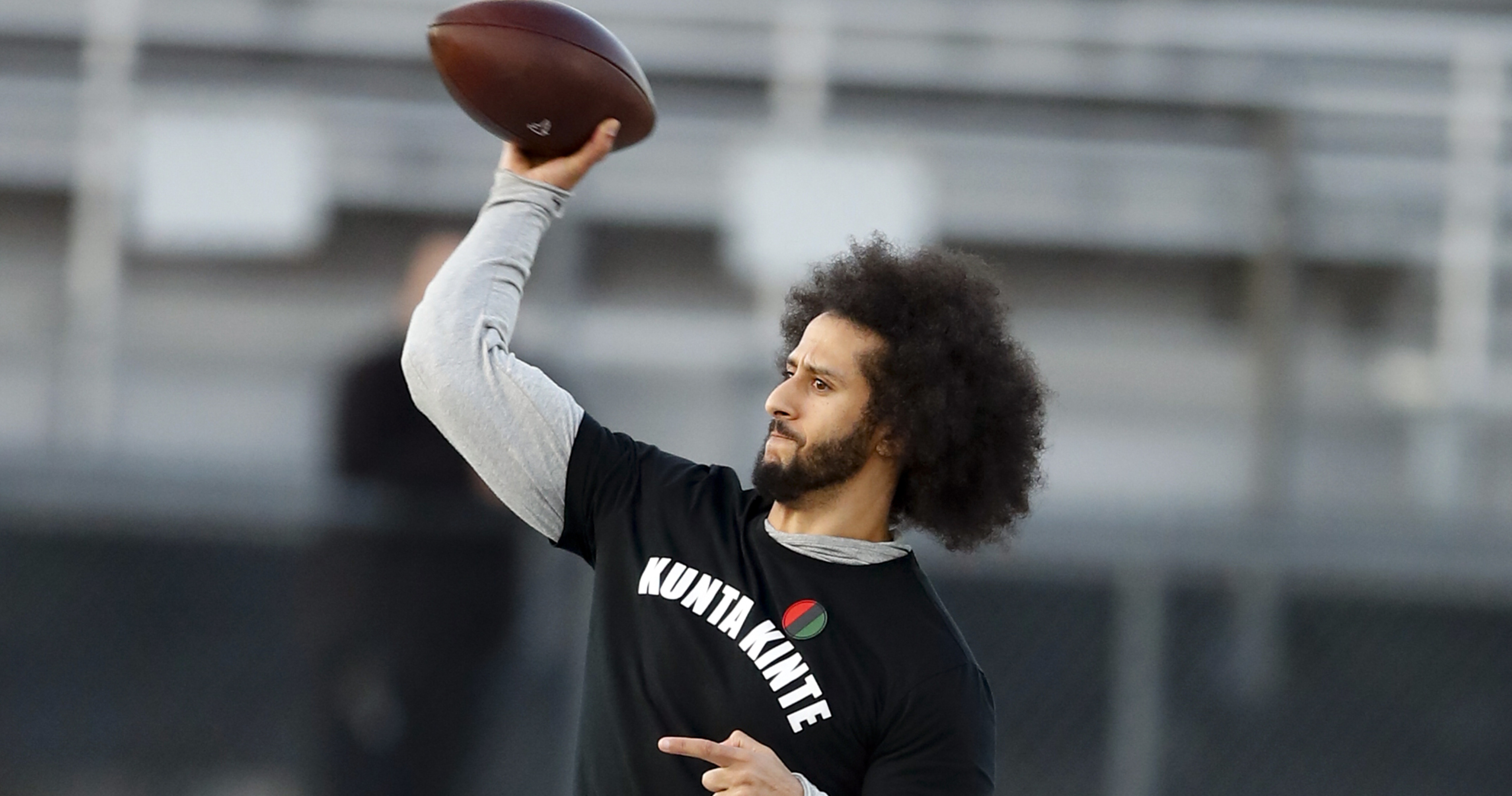 Colin Kaepernick Shows Off Skills At Michigan Spring Game, 44% OFF