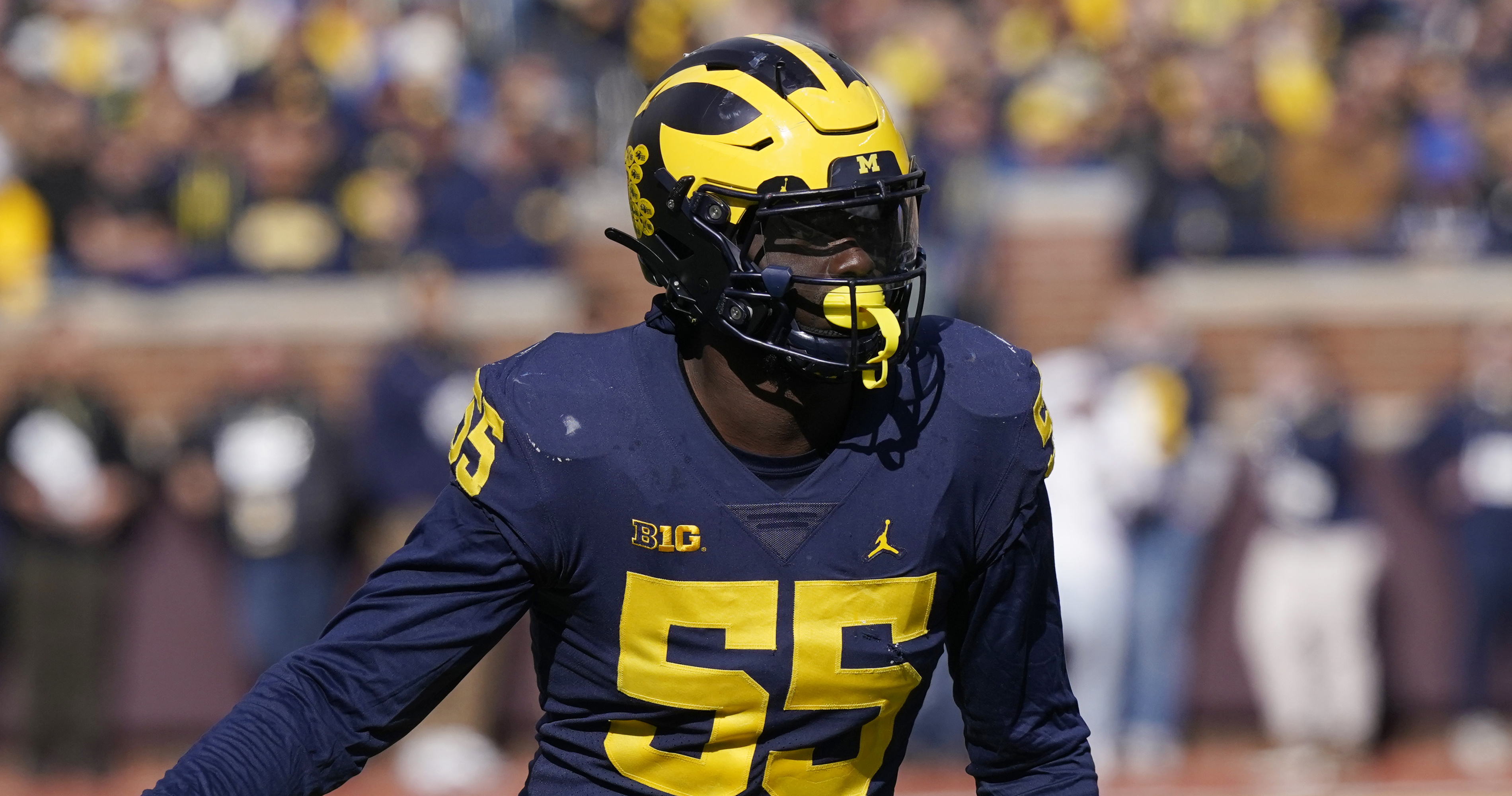 NFL draft 2022: How far will Michigan LB David Ojabo slide after