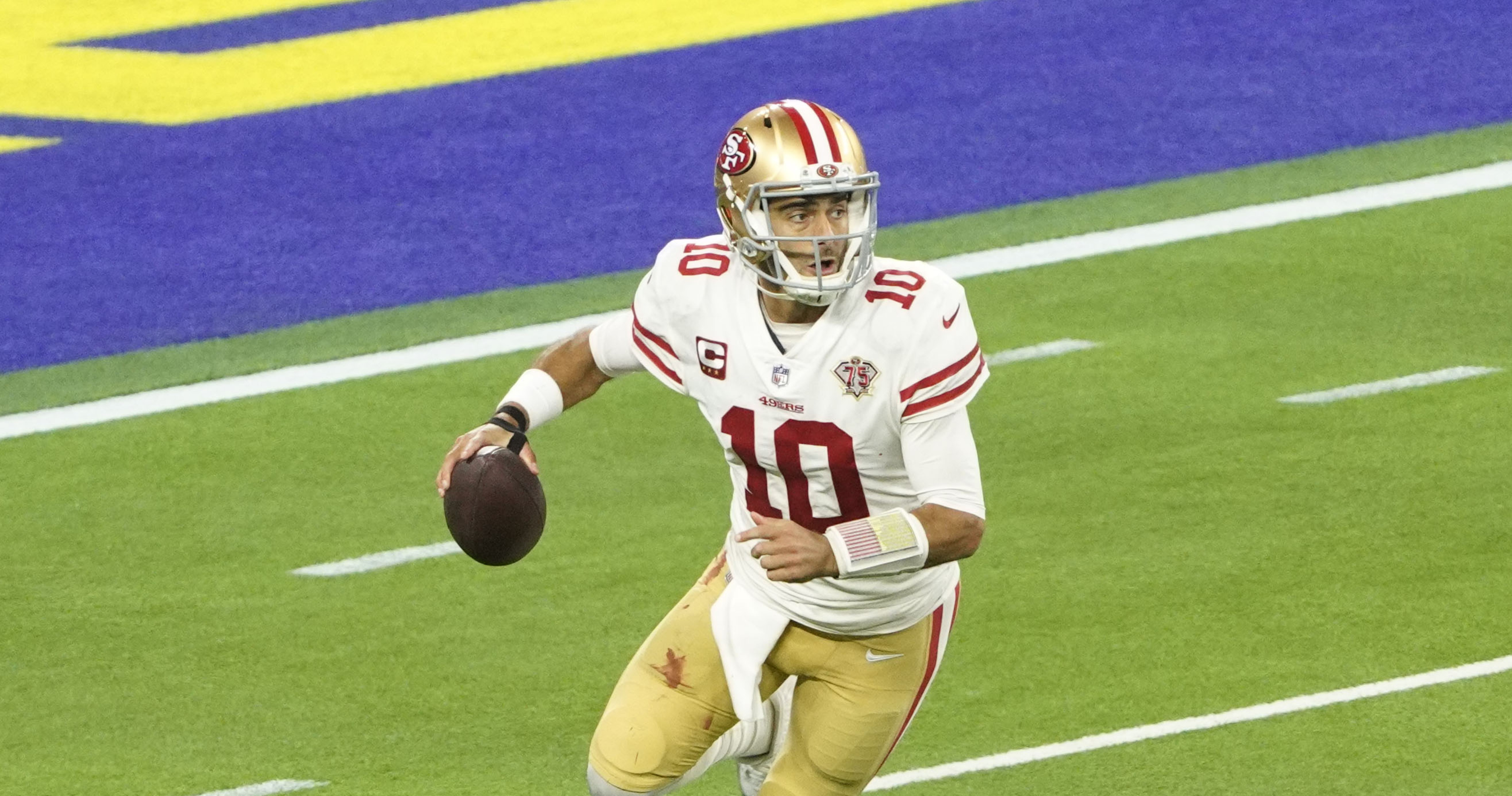 49ers' John Lynch Doesn't 'Foresee' Jimmy Garoppolo Being Released Amid ...