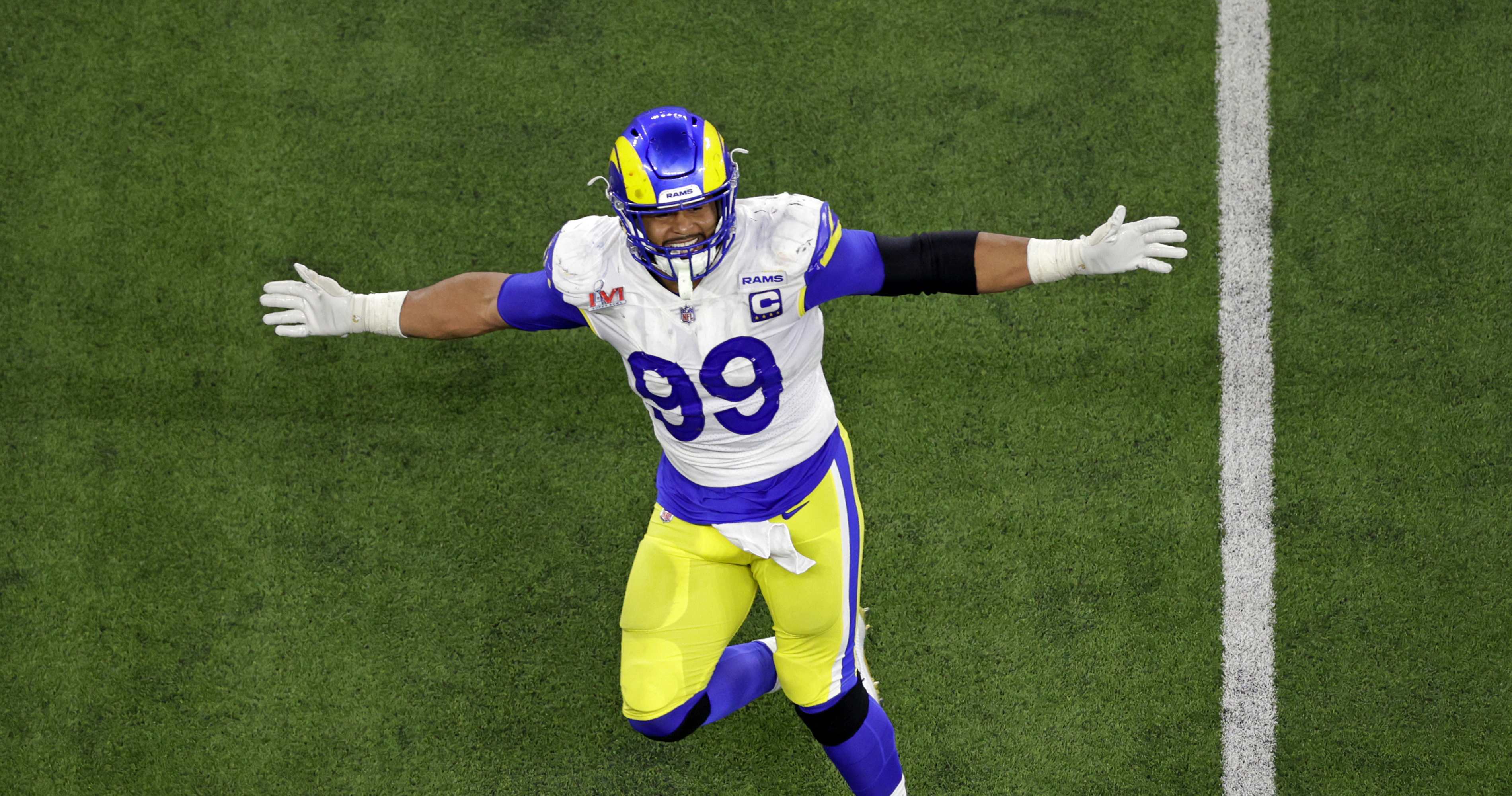 Aaron Donald repeats as defensive player of the year - NBC Sports