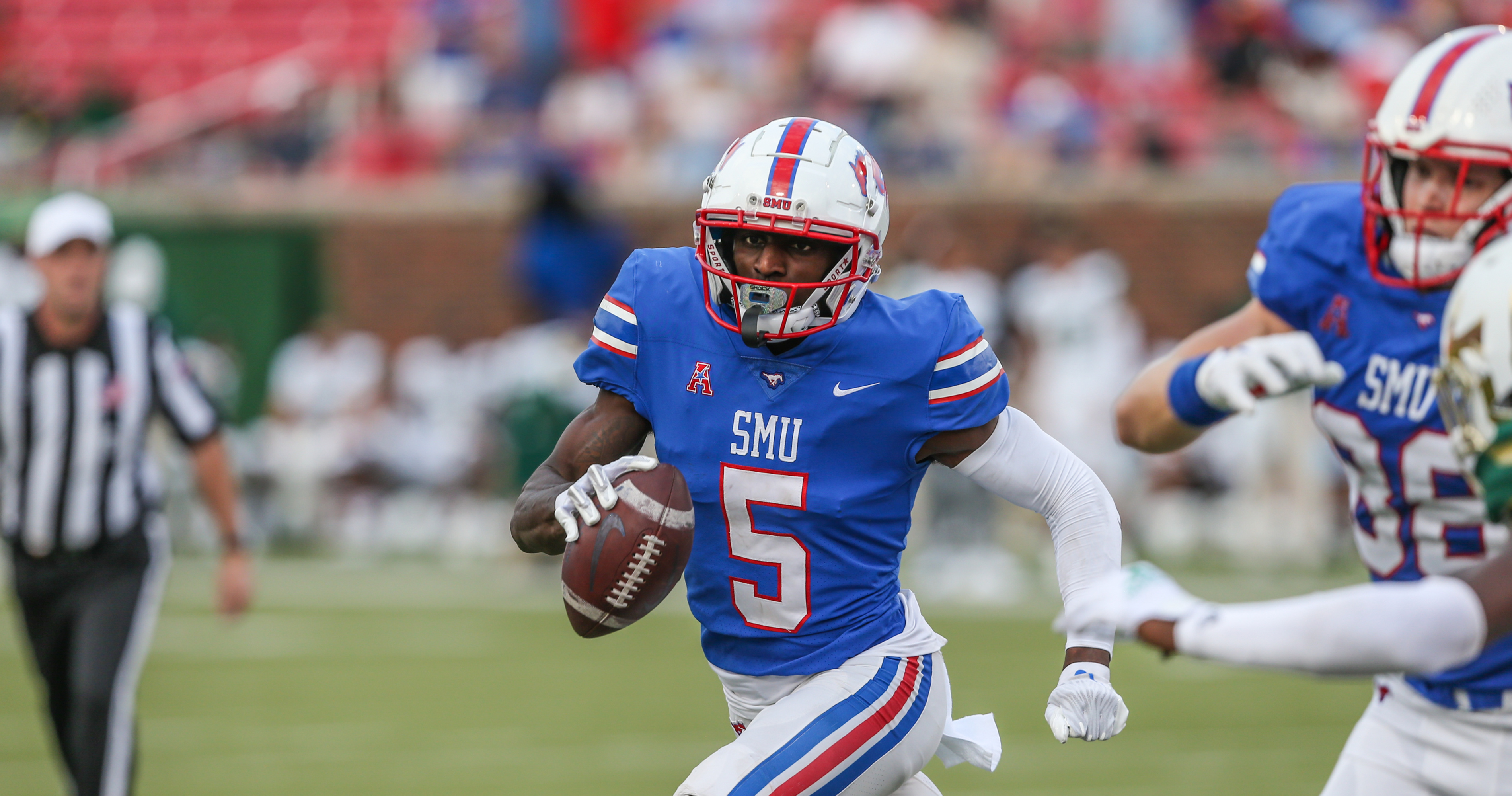 SMU WR Danny Gray runs 40-yard dash