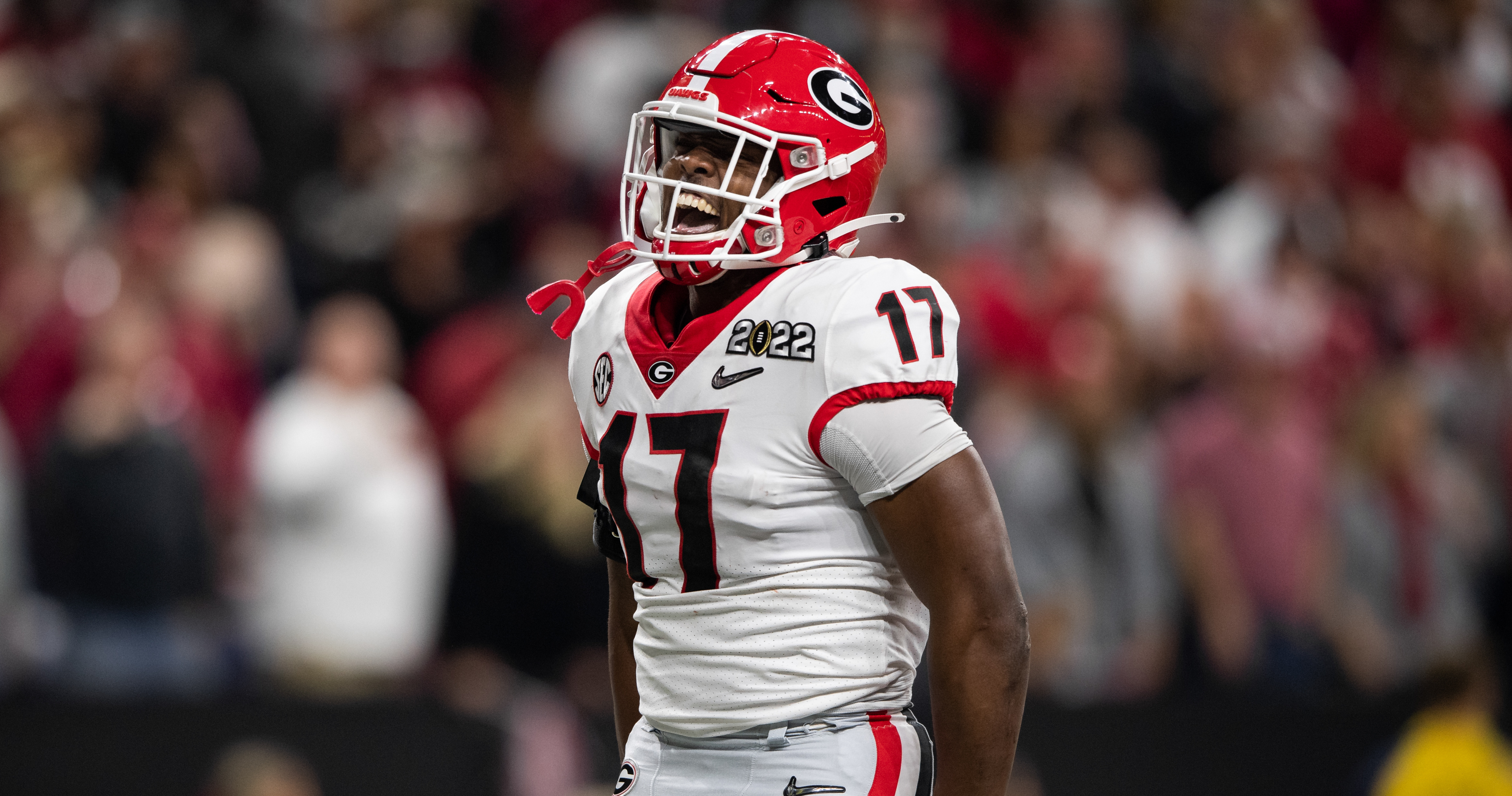 Pec strain' limits Nakobe Dean's participation at UGA's Pro Day