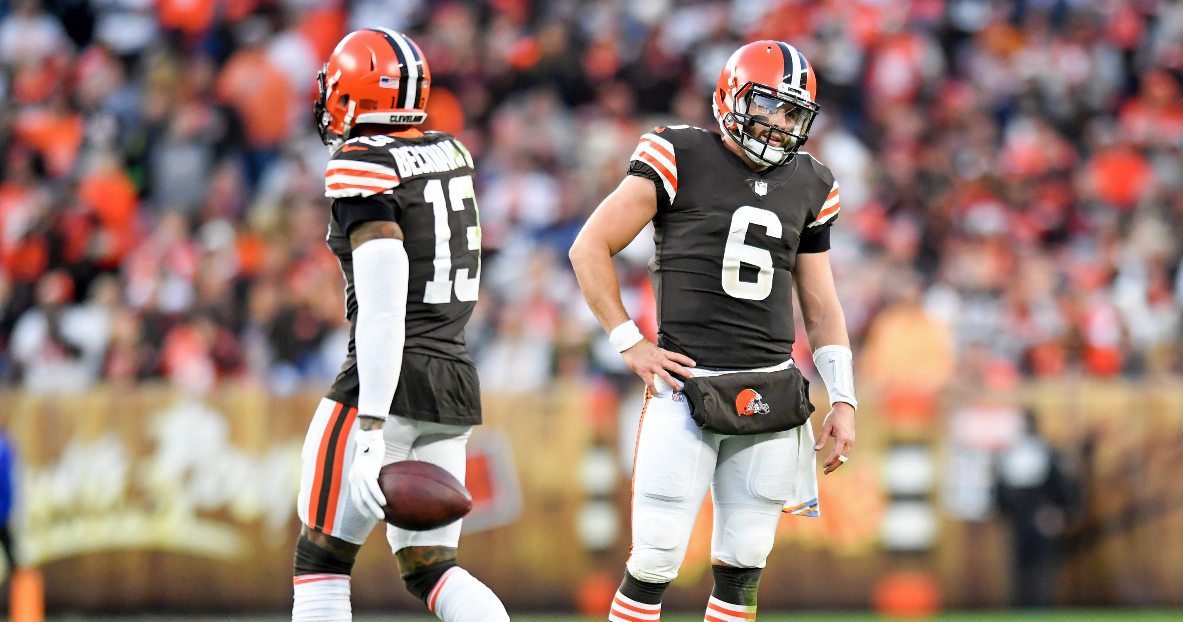 Cleveland Browns QB Baker Mayfield says he and WR Odell Beckham Jr. are  making 'huge strides' with their chemistry - ESPN