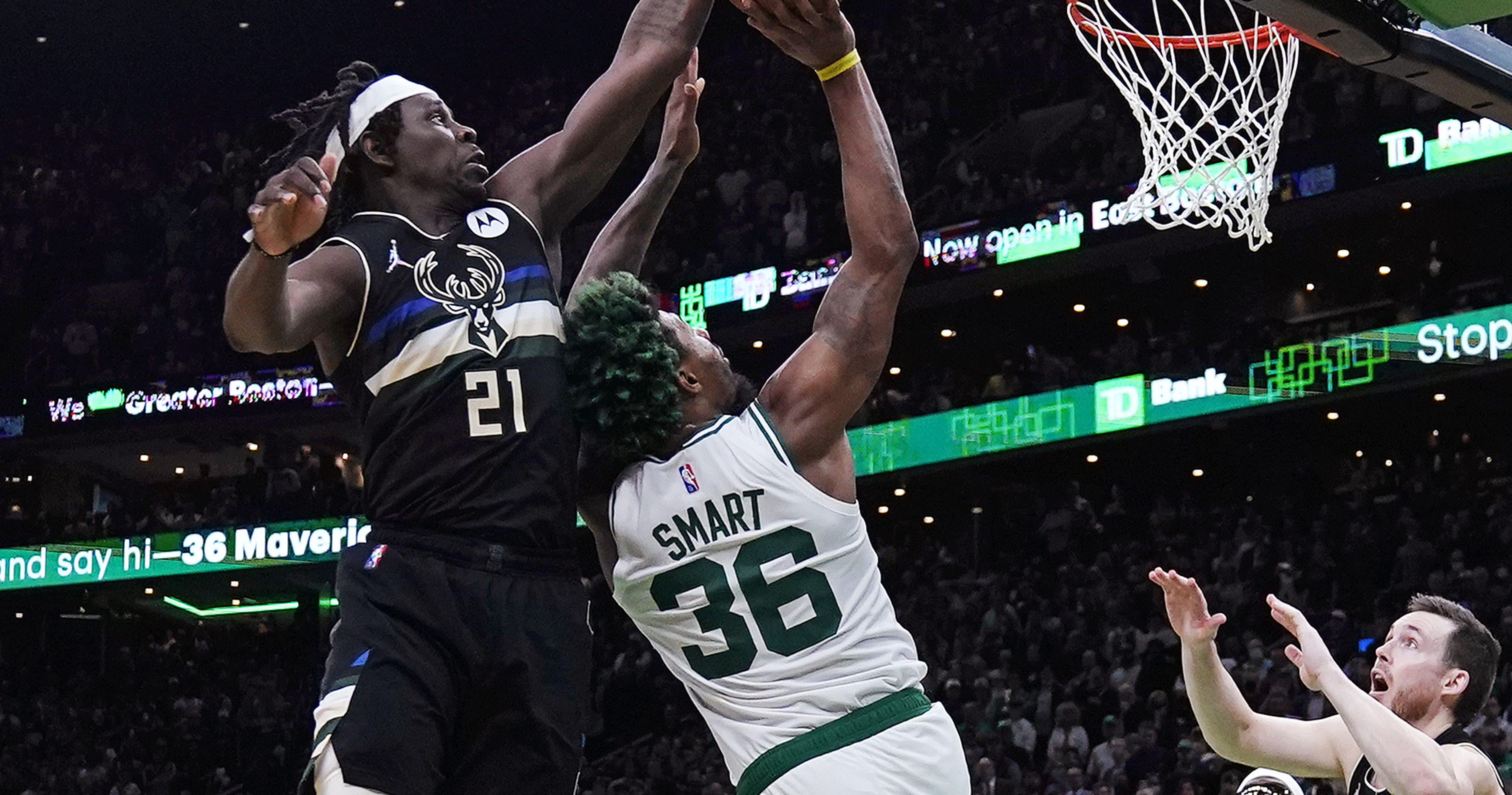 Marcus Smart is one of kind, and the Celtics were reminded of it when he  saved them in Game 2 - The Boston Globe