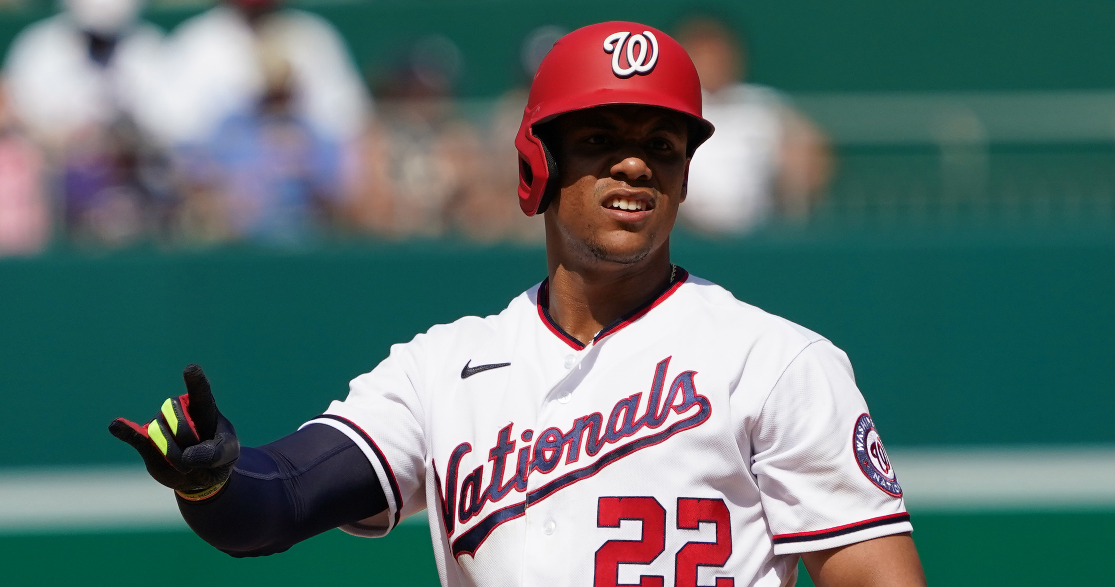 Will Juan Soto be asked questions again about being traded during