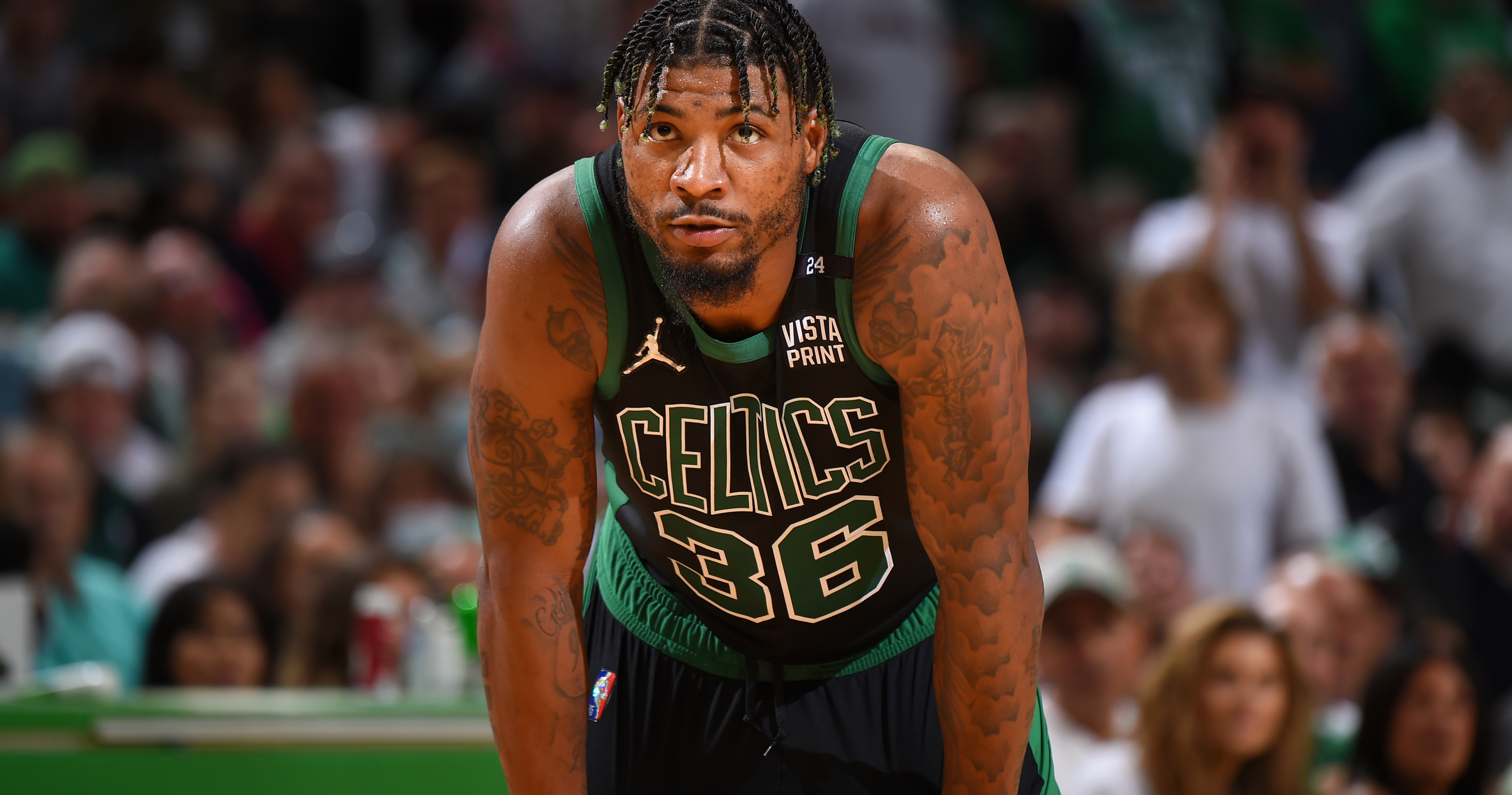 Marcus Smart Talks Play That Injured Stephen Curry Before Celtics vs ...