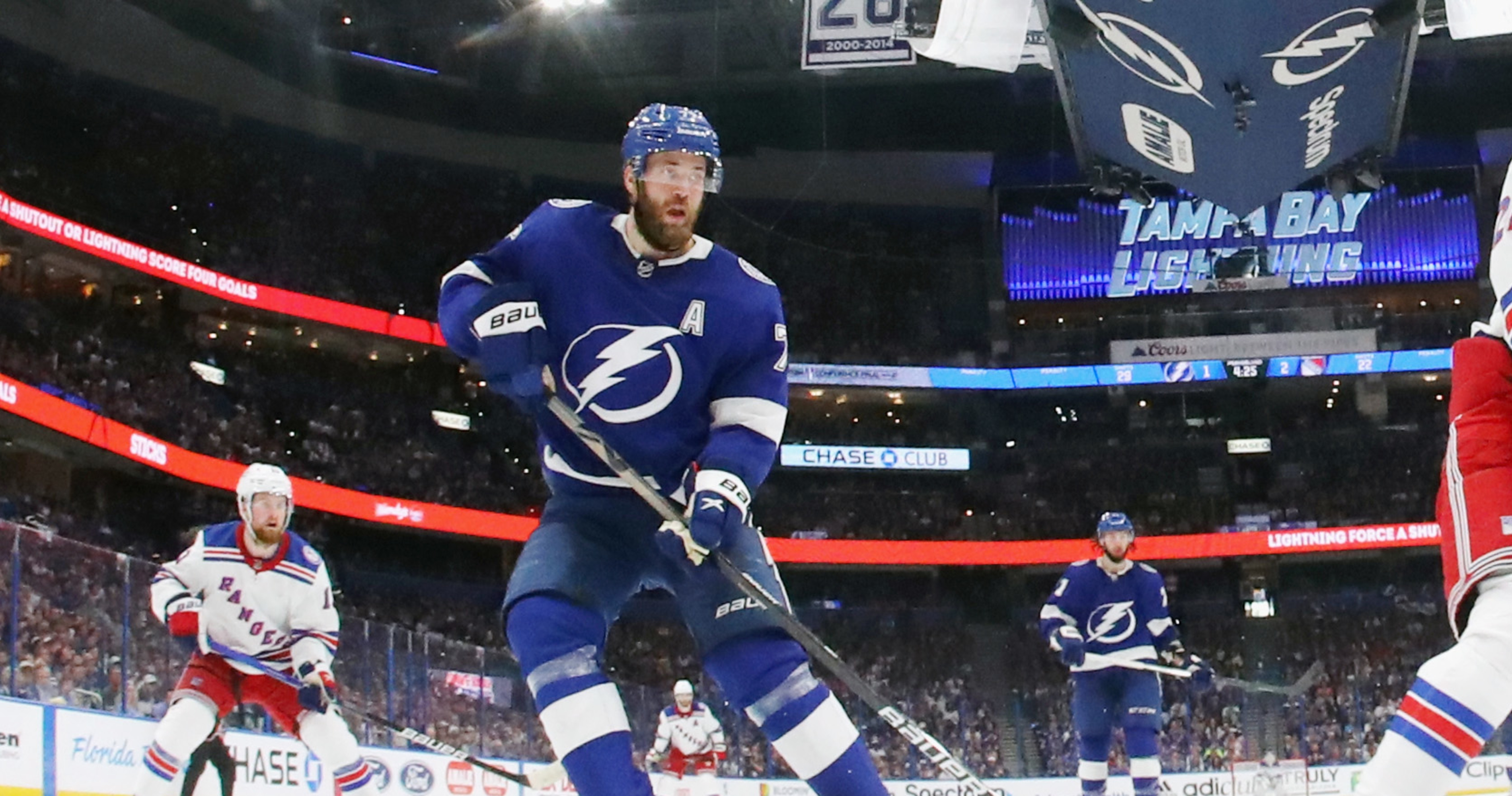 My first hockey game, Tampa Bay Lightning vs NY Rangers - Amalie