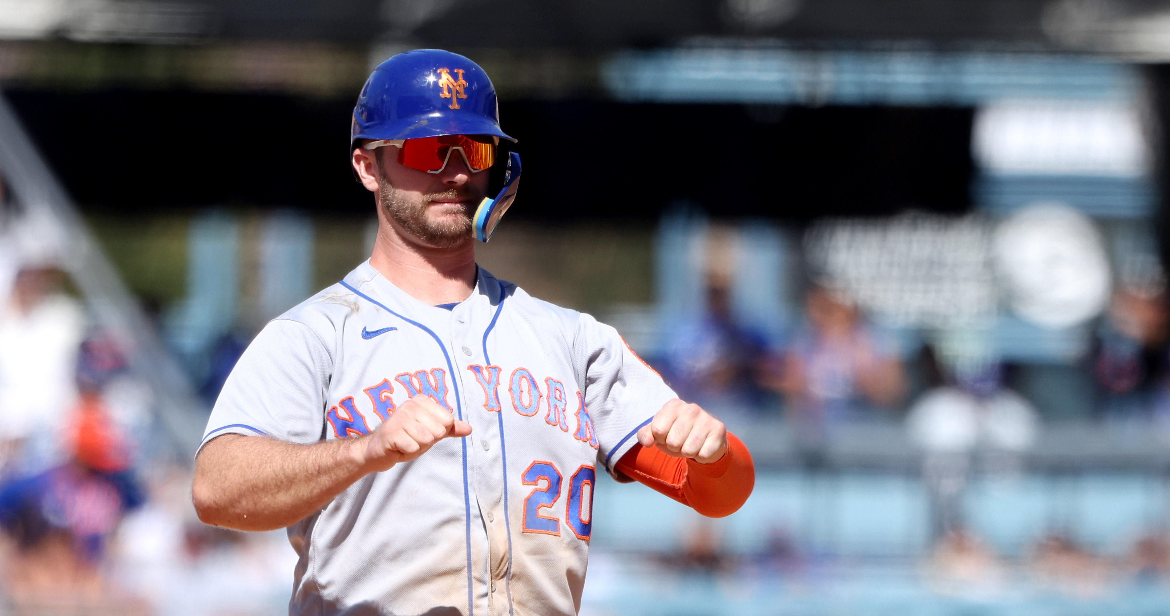 Pete Alonso exits with wrist injury in Mets' game vs. Braves