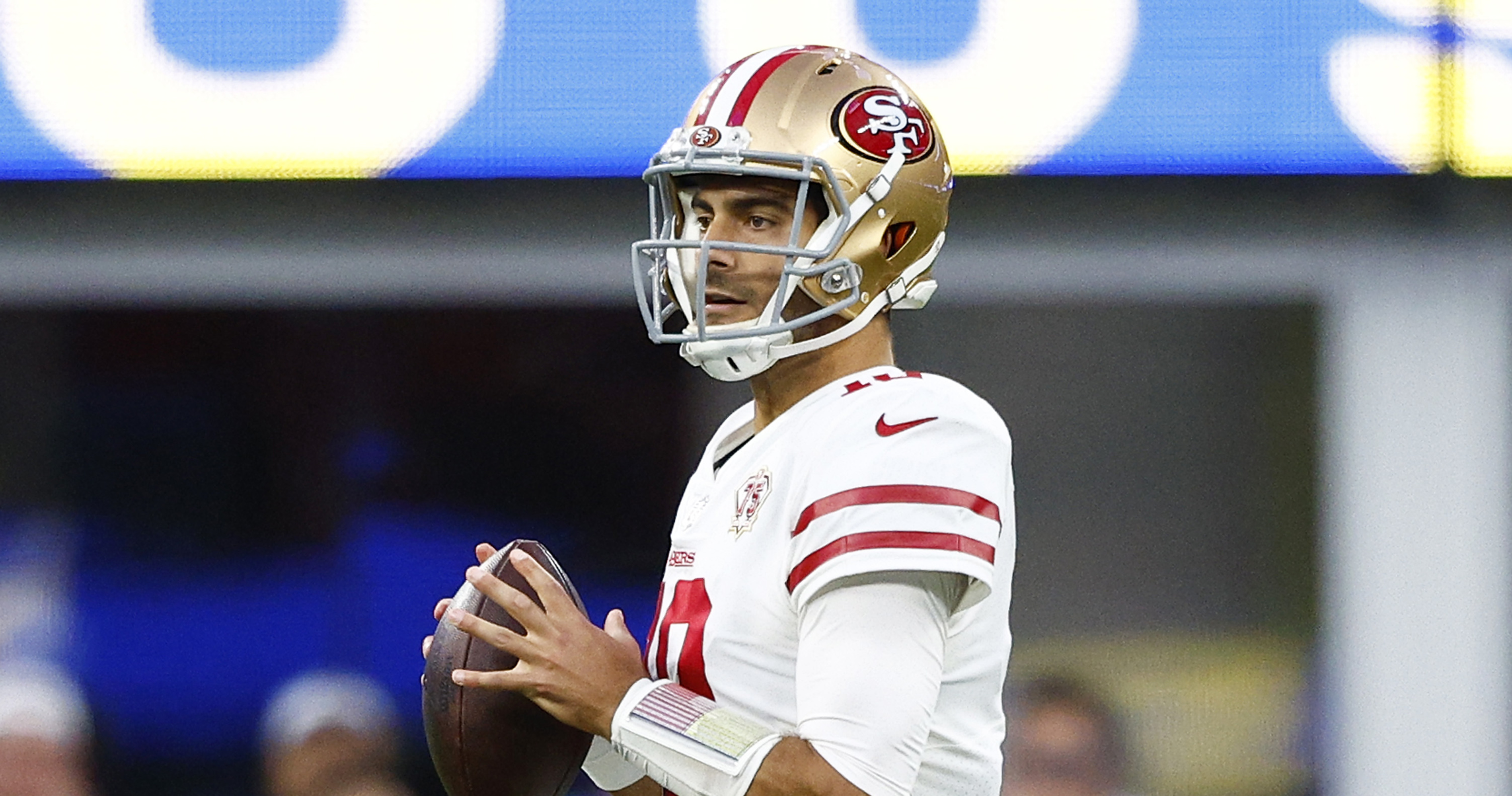 Jimmy Garoppolo 'going to let the chips fall where they may' as he  continues shoulder rehab