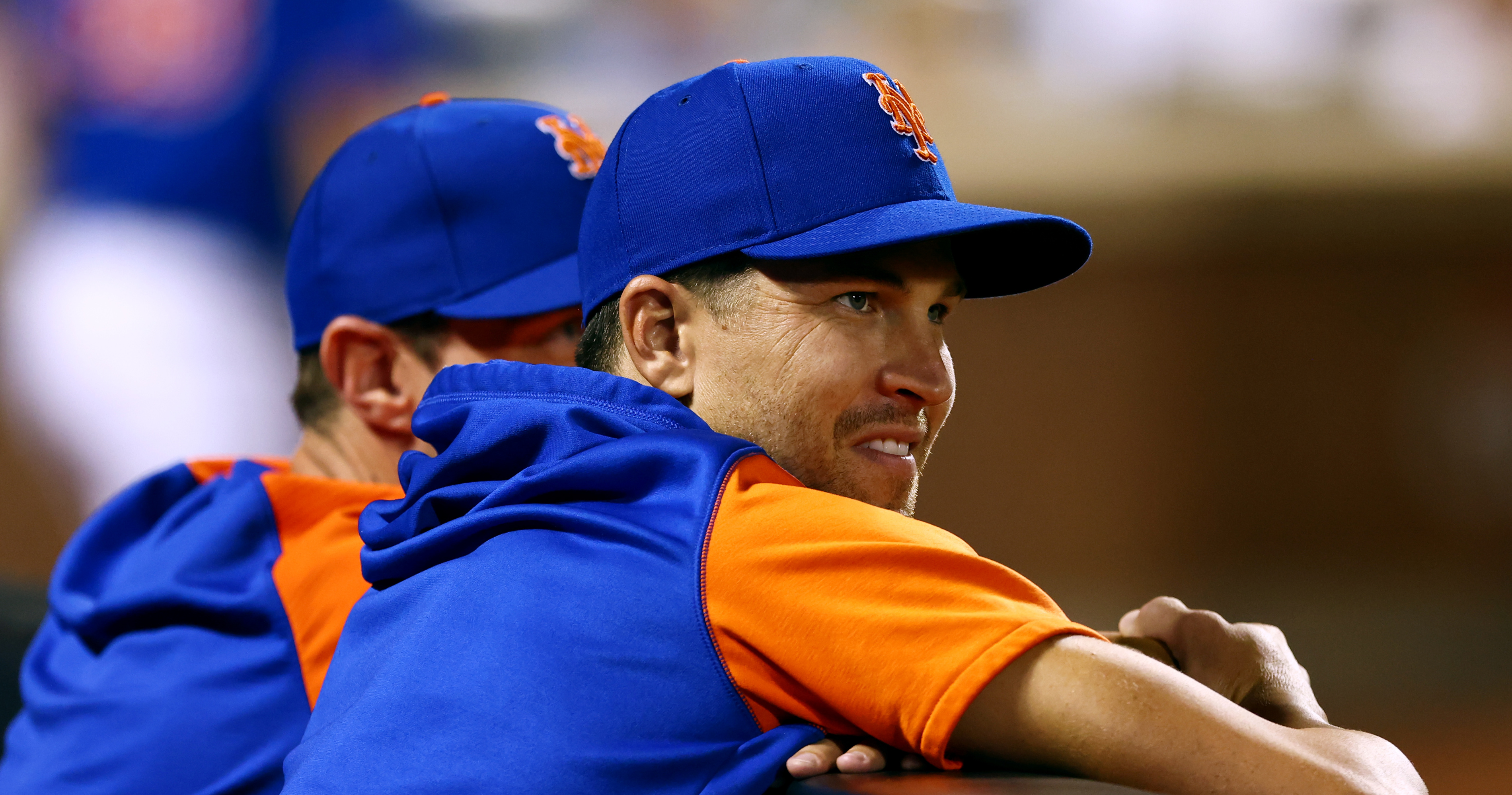 Jacob deGrom New York Mets Unsigned Pitching vs. Atlanta Braves Photograph