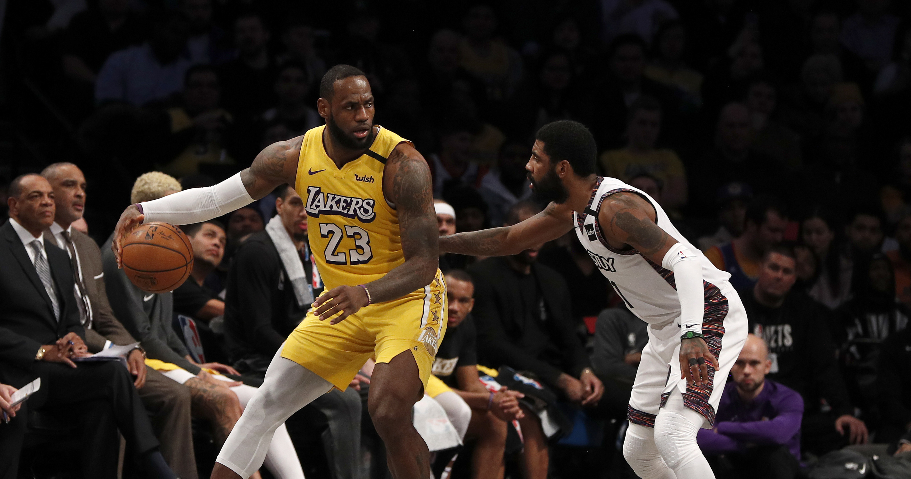 Lakers Rumors Lebron James Rooting Hard For Kyrie Irving Trade With Nets News Scores