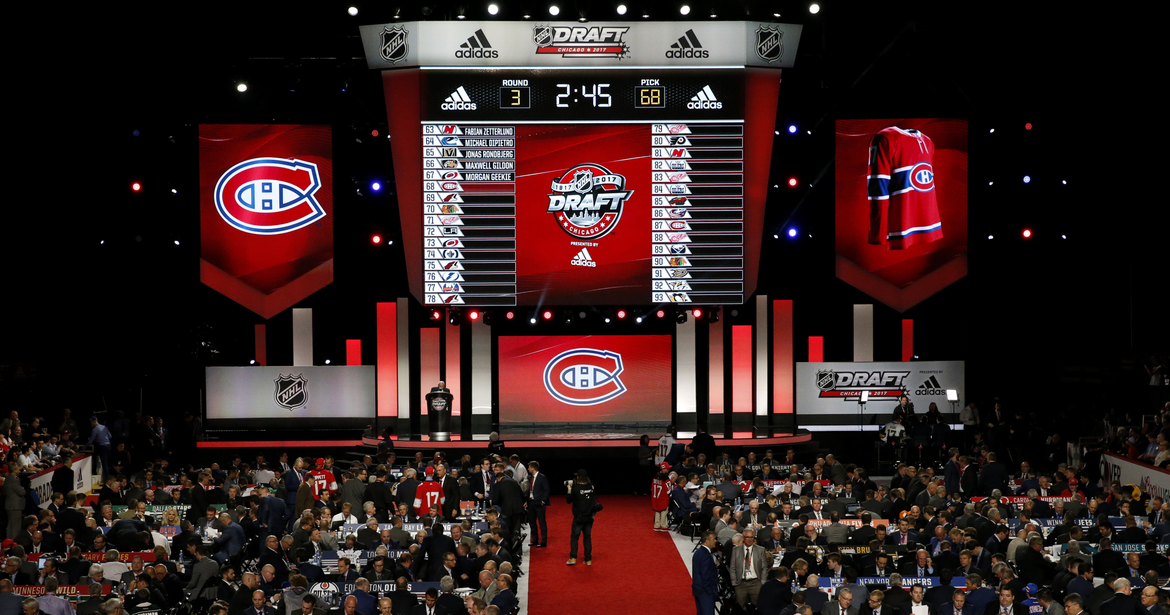 Round 1 of the 2022 NHL Draft! 