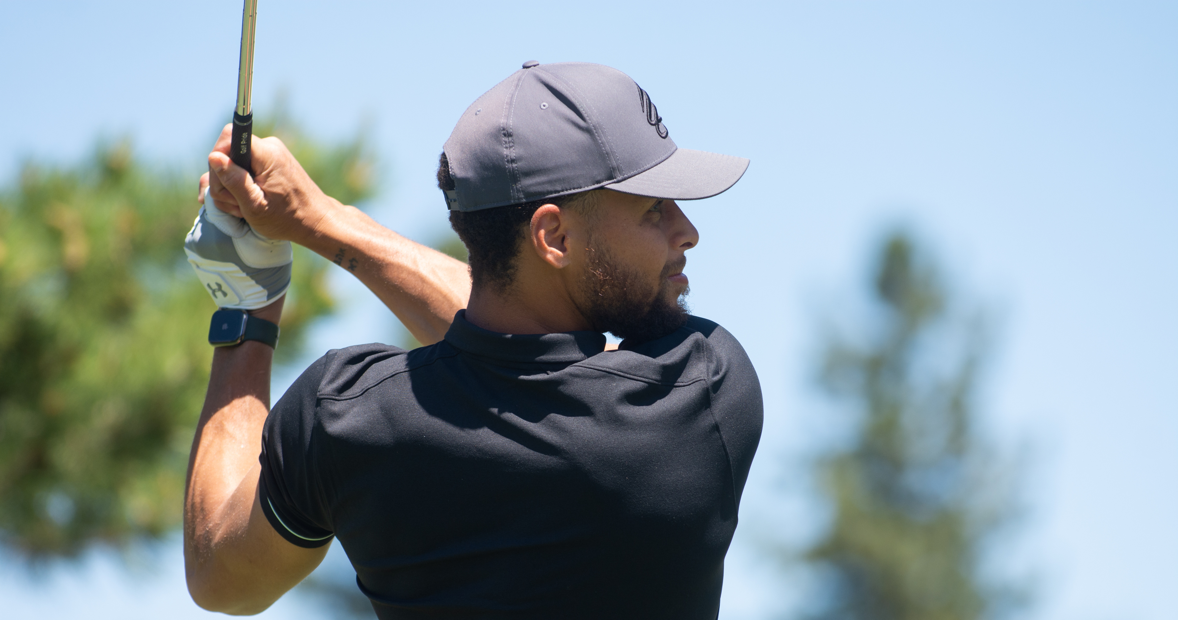 American Century Golf Patrick Mahomes Steph Curry Day 1 Tee