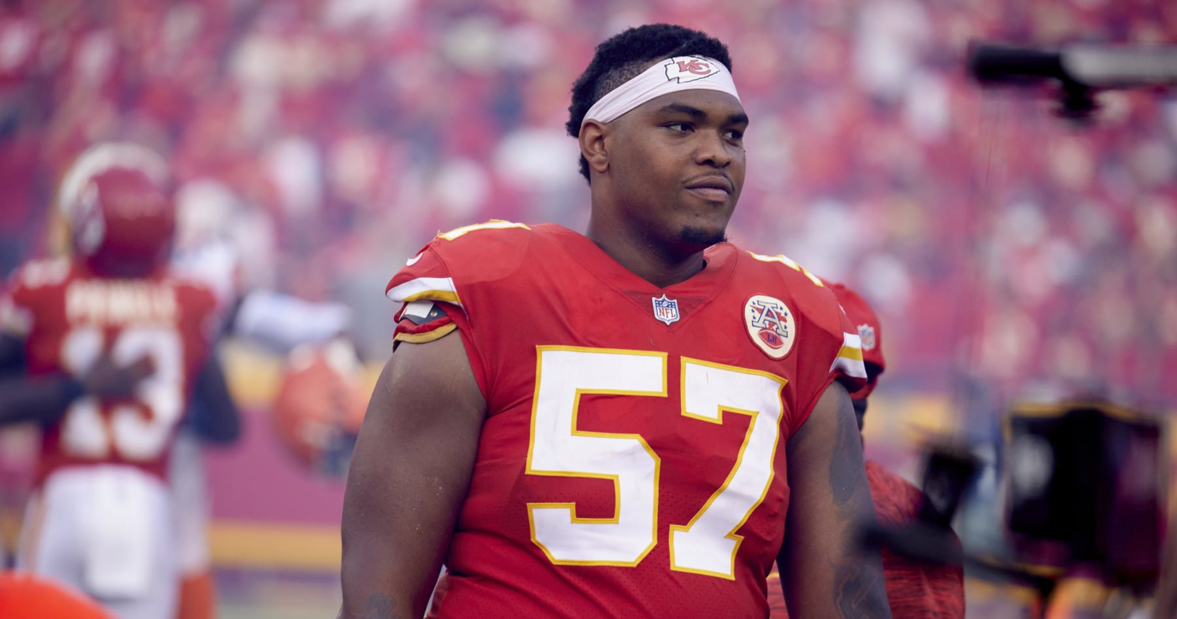 Kansas City Chiefs offensive tackle Orlando Brown Jr. (57) during