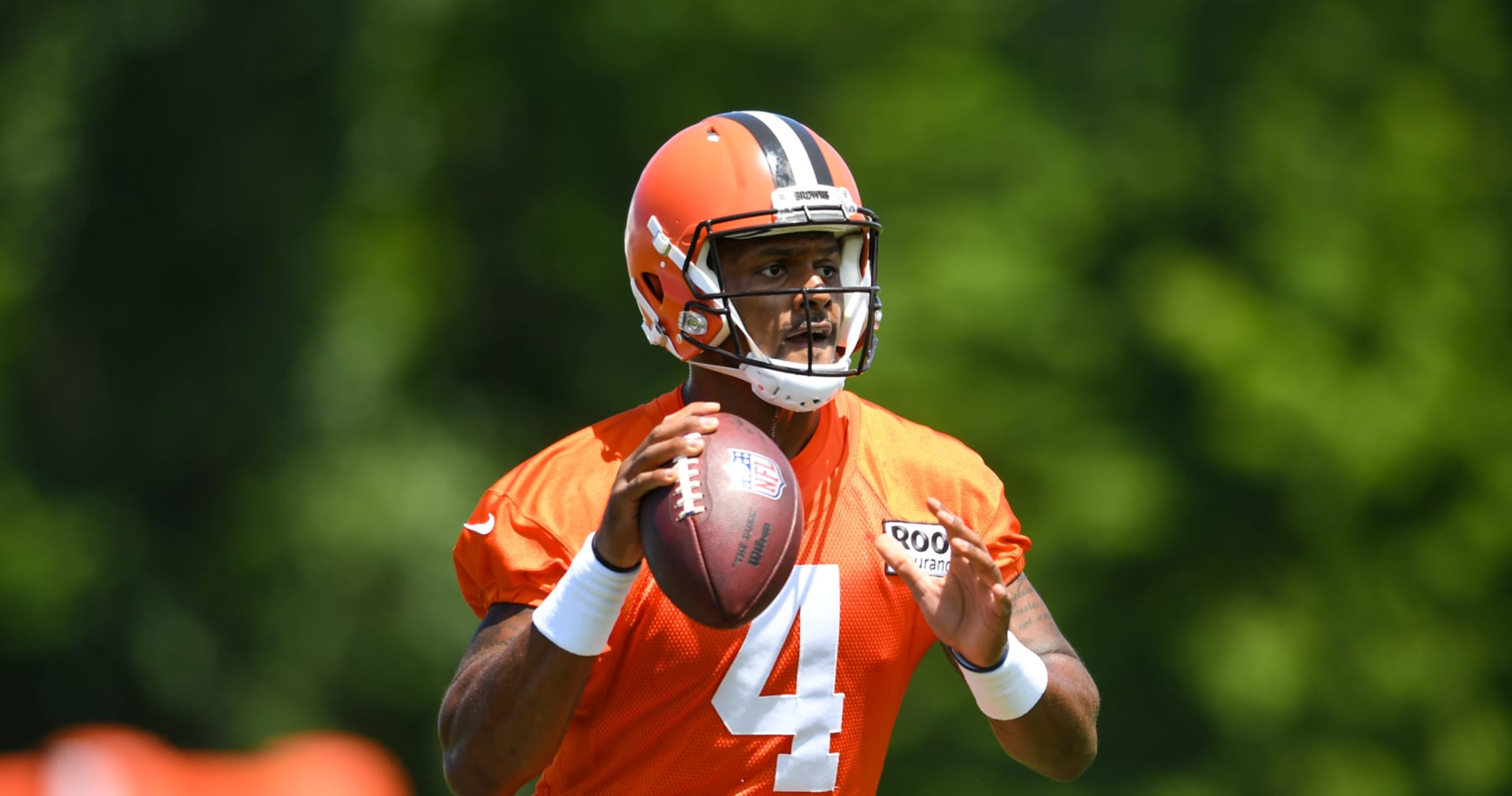 Cleveland Browns QB Watson practices for 1st time during